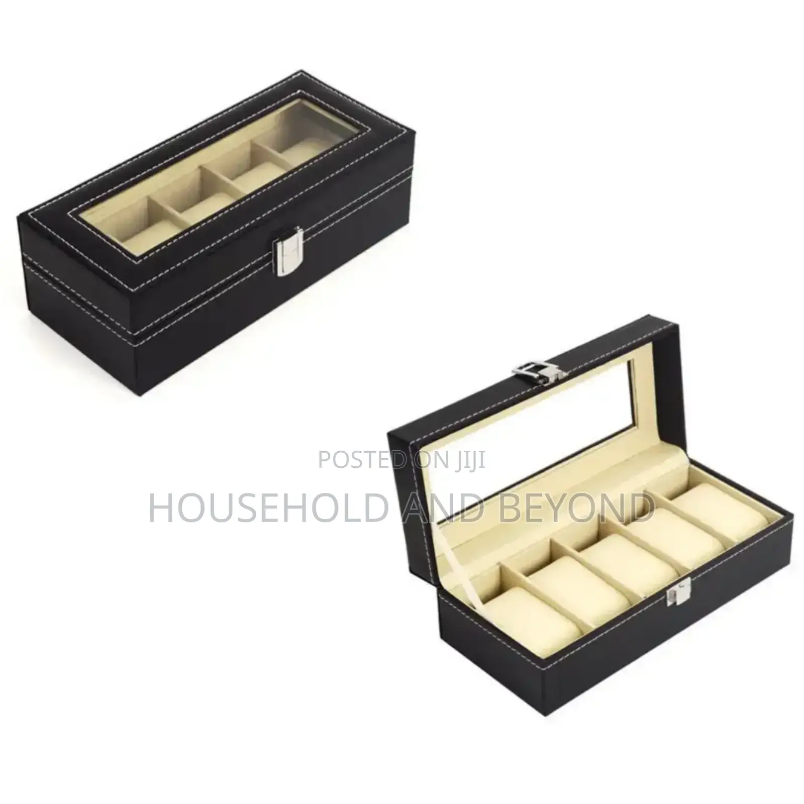 6 Sets Wrist Watch Display Storage Box Holder/Organiser