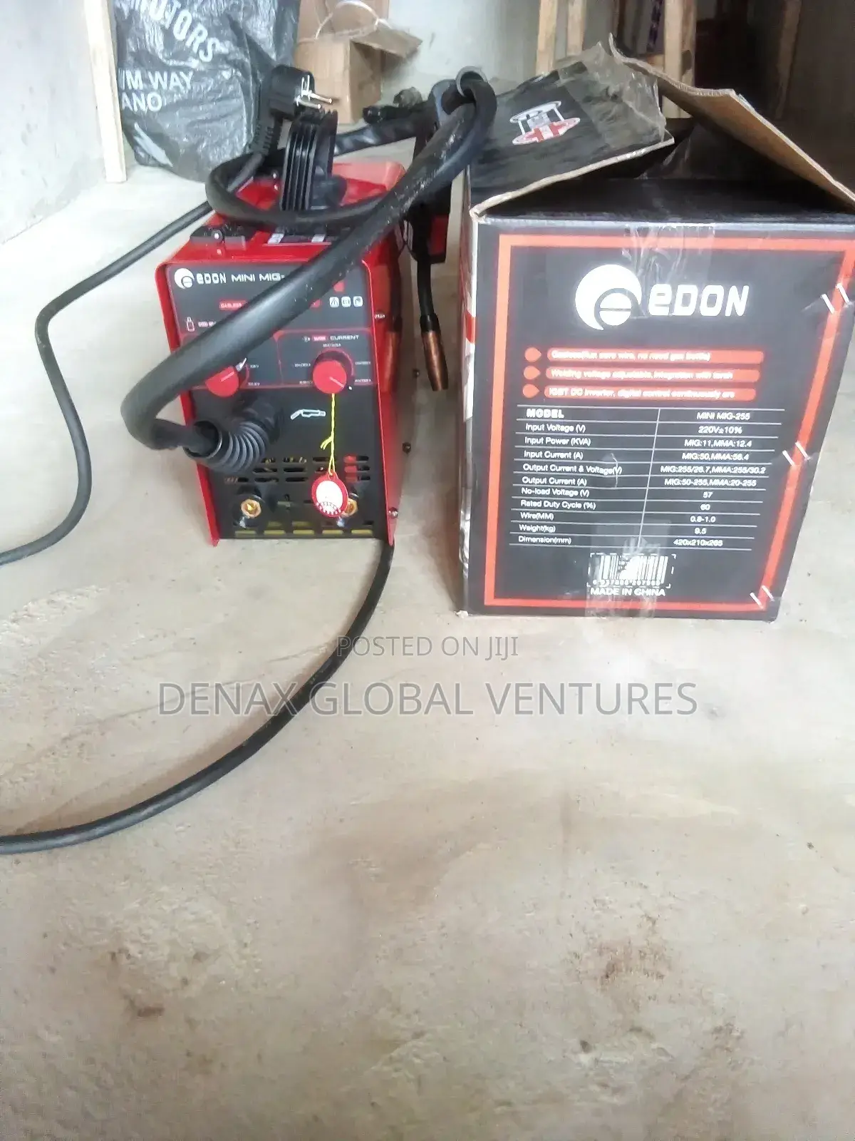 Mig 225 Edon Welding Machine/Inverter (Gas Less)