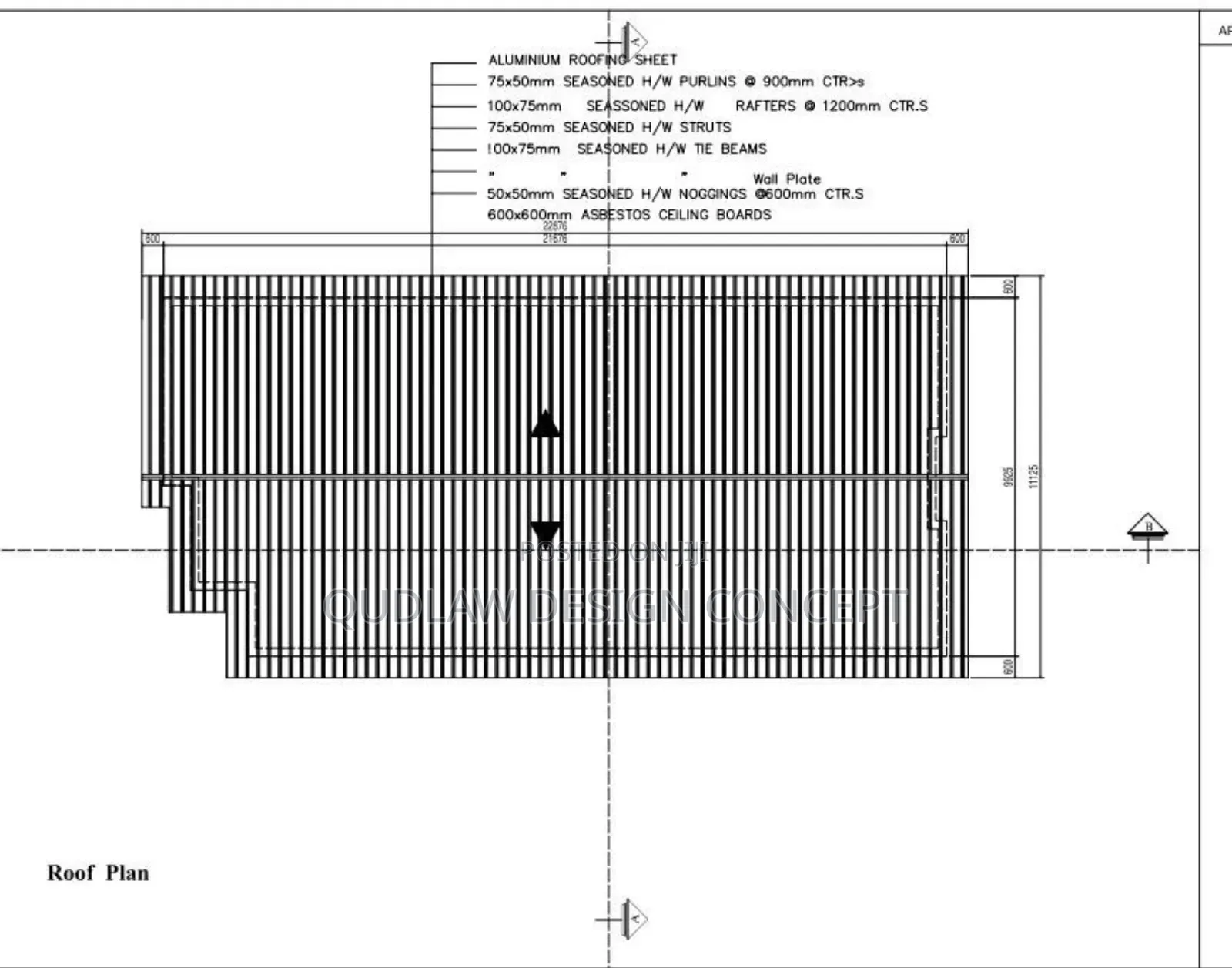 Architectural Construction Working Drawing
