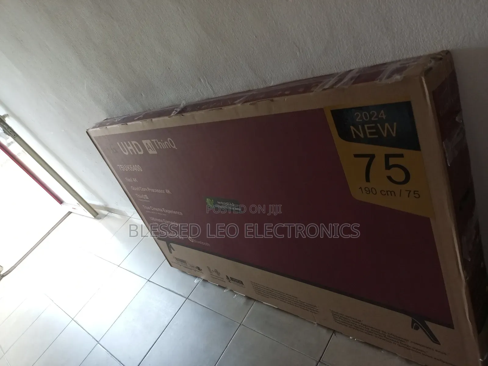 75 Inches With Inbuld Bluetooth Netflix Wi-Fi Facebook Googl