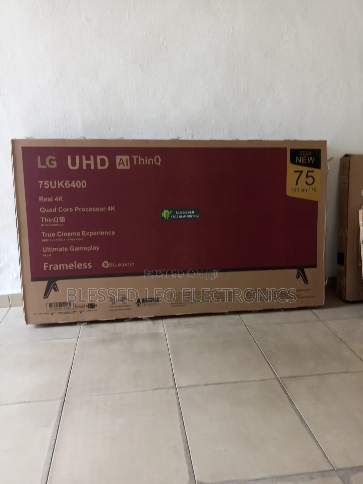 Lg Uhd Ai Thinq 75inches Smart Freamless Tv