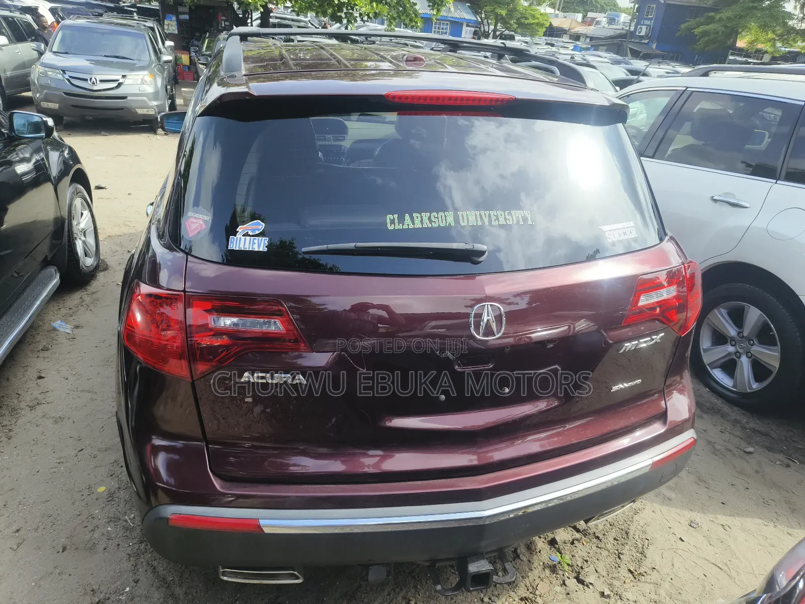 Acura MDX Technology Package SUV AWD (3.7L 6cyl 6A) 2010 Red