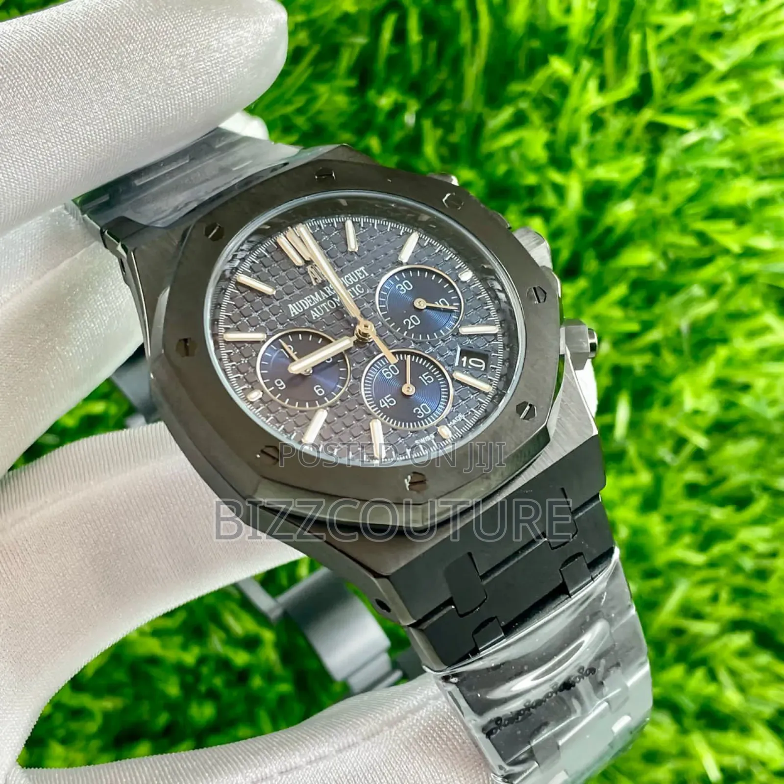 Original Audemars Piguetautomaticblack Stainless Steel Watch