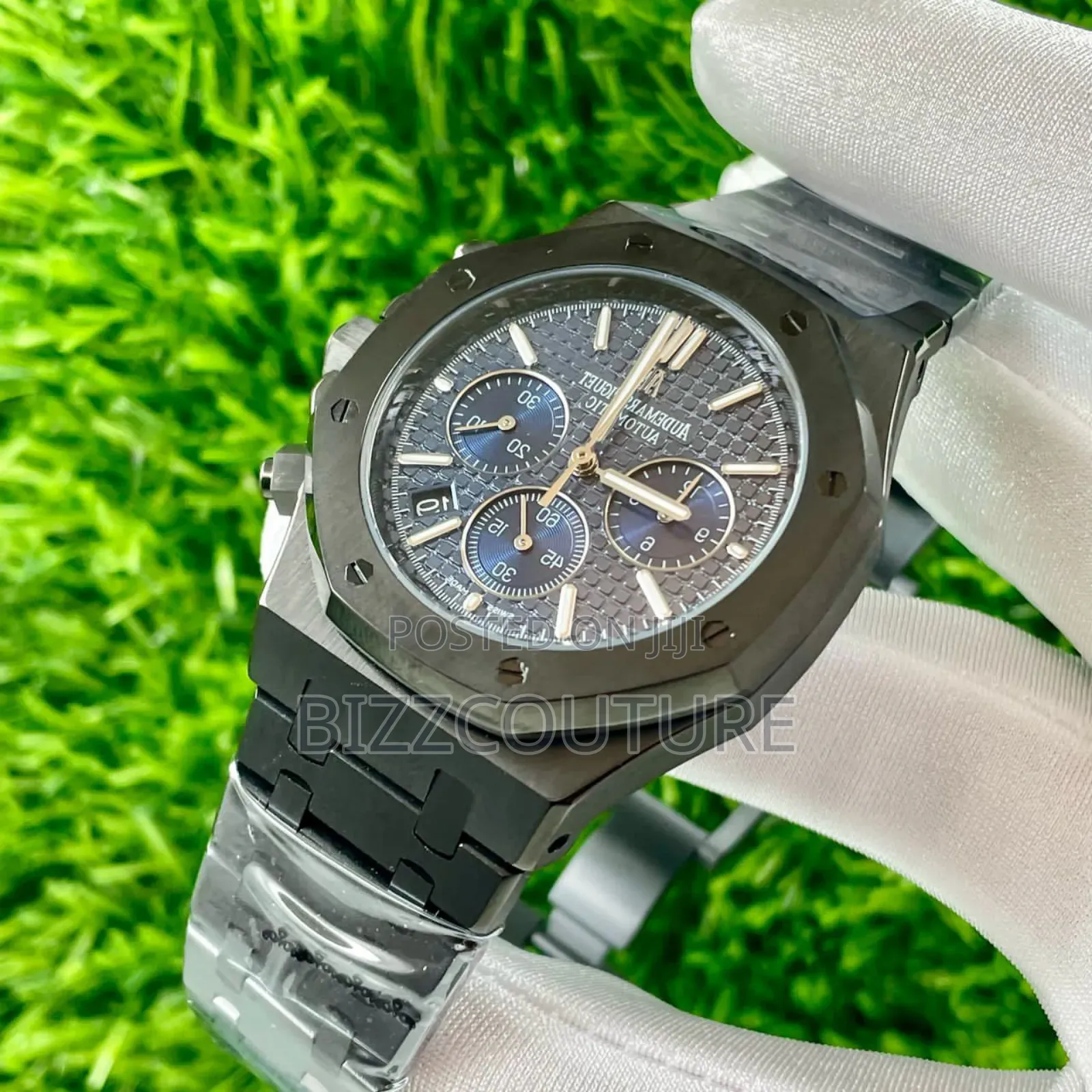 Original Audemars Piguetautomaticblack Stainless Steel Watch