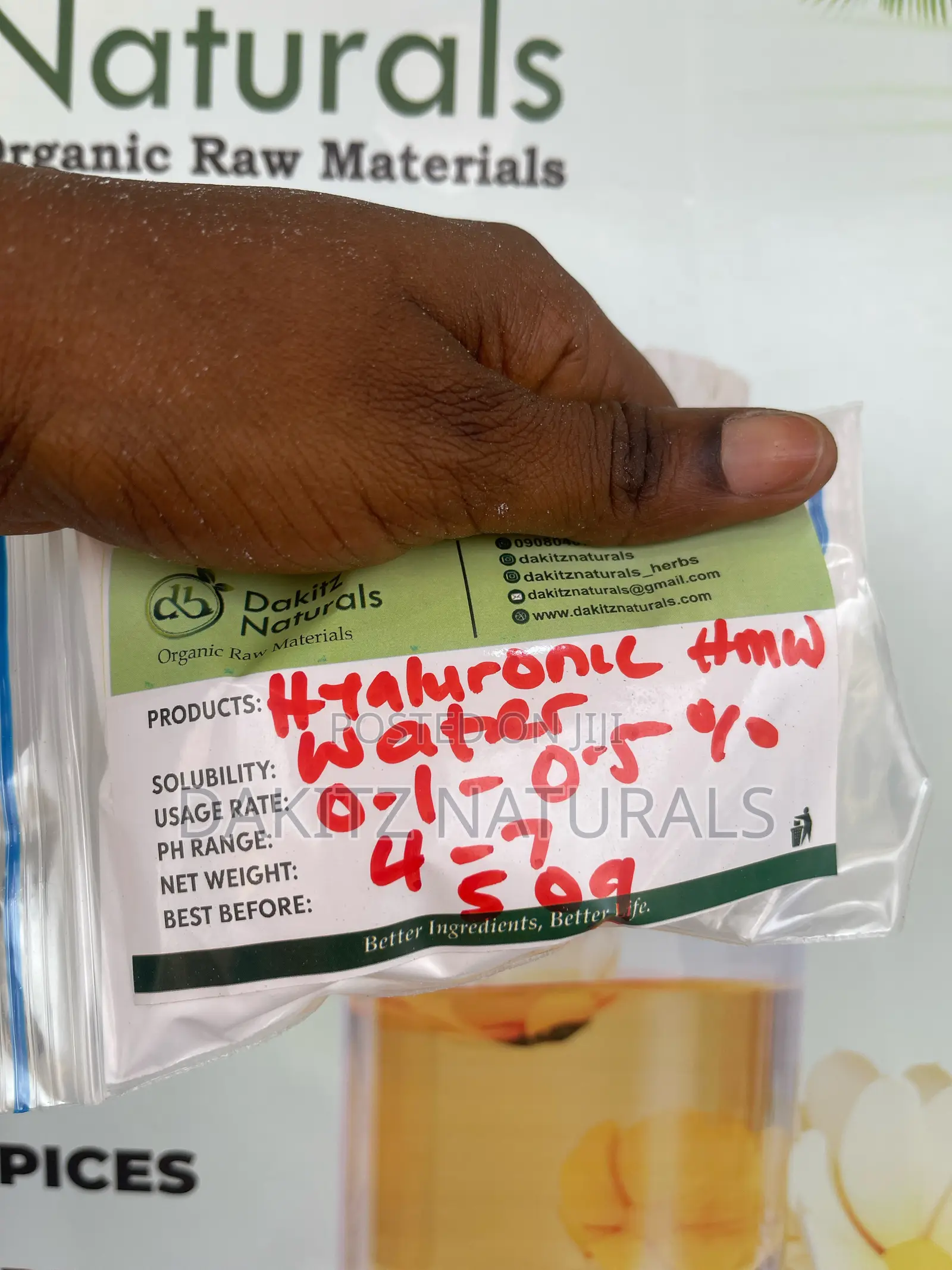 Hyaluronic Acid Powder HMW 50g