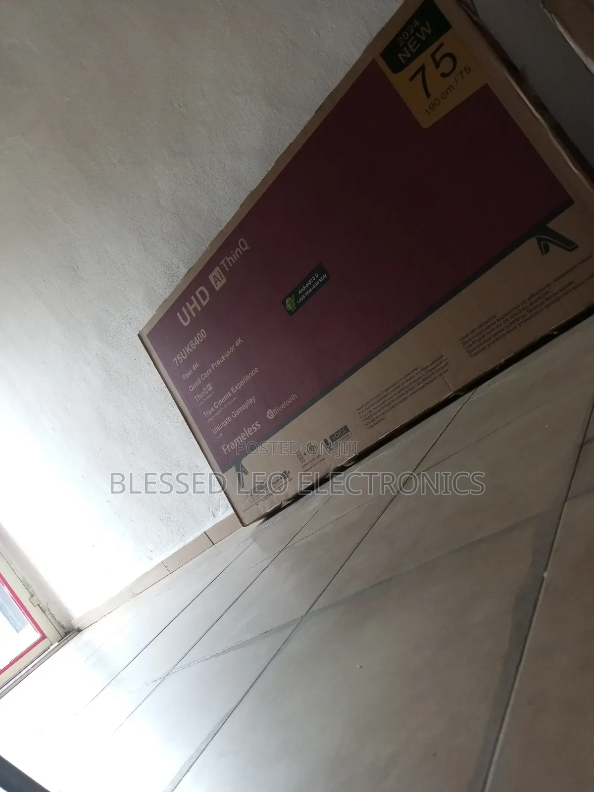75 Inches With Inbuld Bluetooth Netflix Wi-Fi Facebook Googl