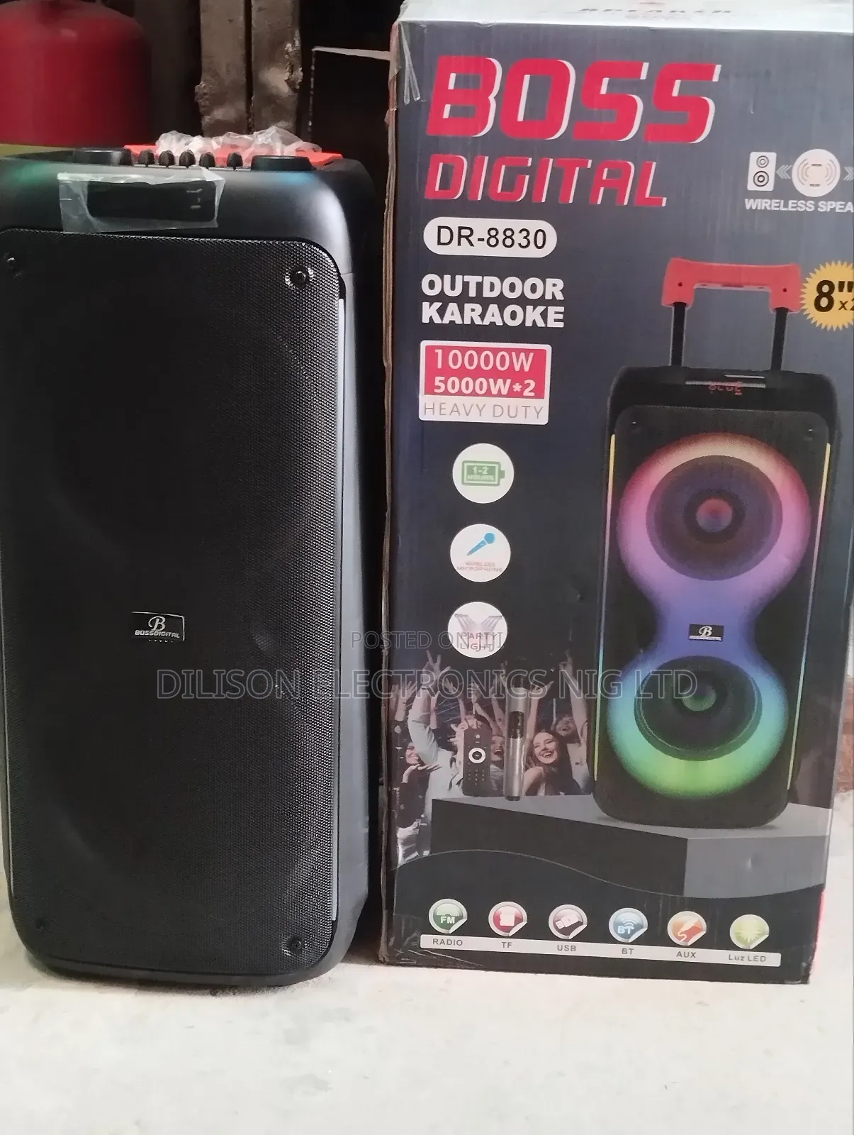 Brand New Xboom Boss Digital Rechargeable Bluetooth Speaker