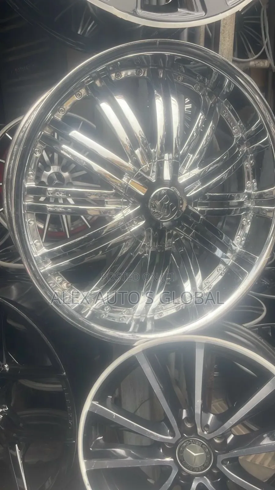 22inches Rim Crome Mercedes and BMW Hub