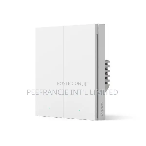 Aqara Smart Wall Switch H1 No Neutral, Double Rocker