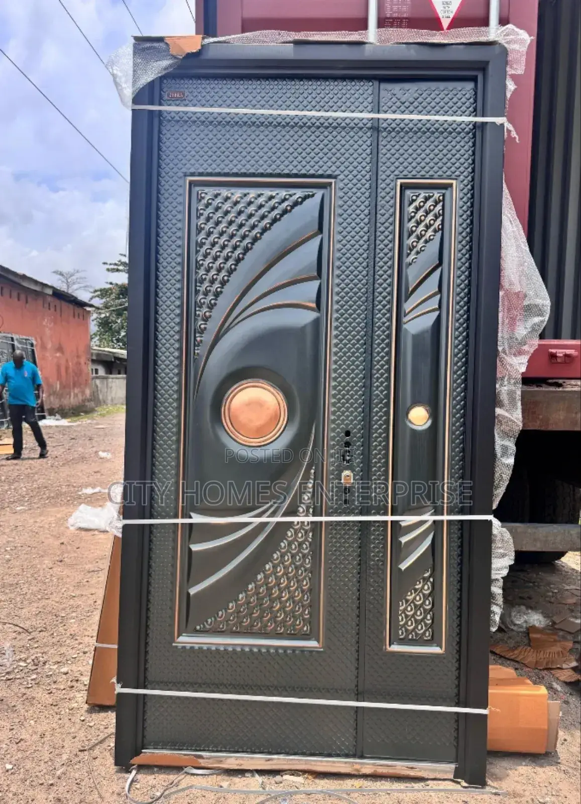 4ft Extra Height Cast Weather Friendly Door 1.2x2.4
