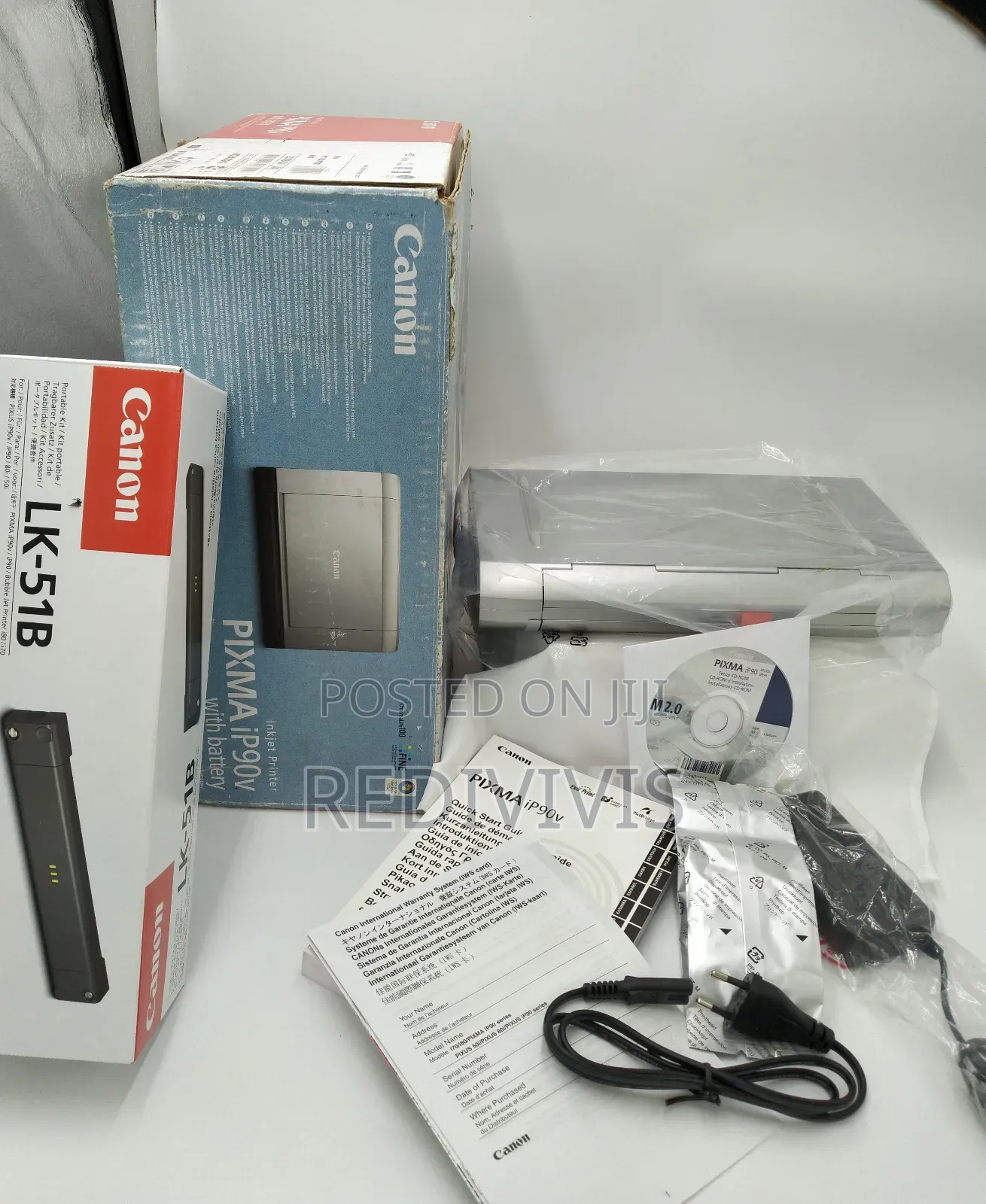 Canon Pixma Ip90v Portable Inkjet Printer - A4 Usb