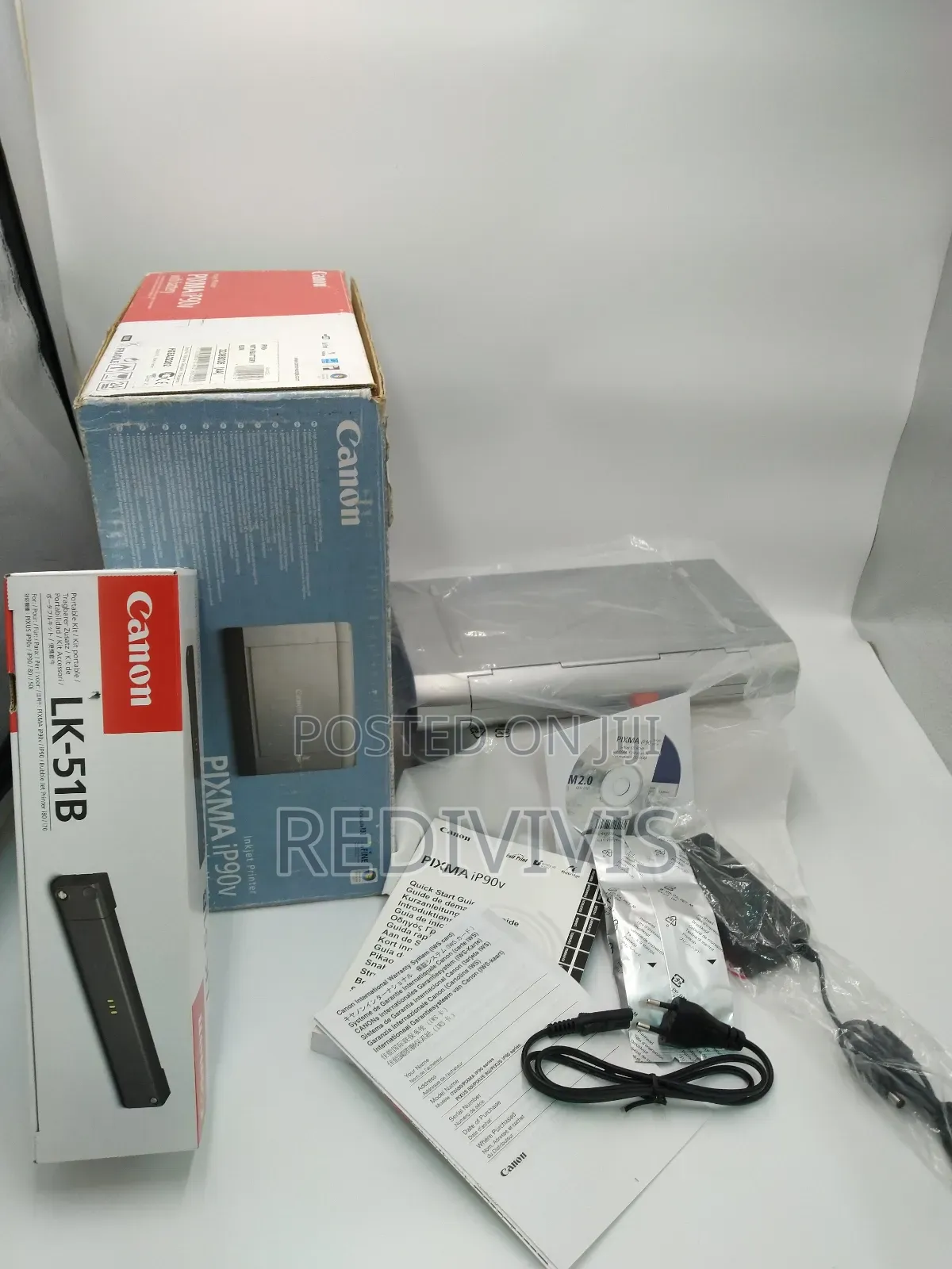 Canon Pixma Ip90v Portable Inkjet Printer - A4 Usb