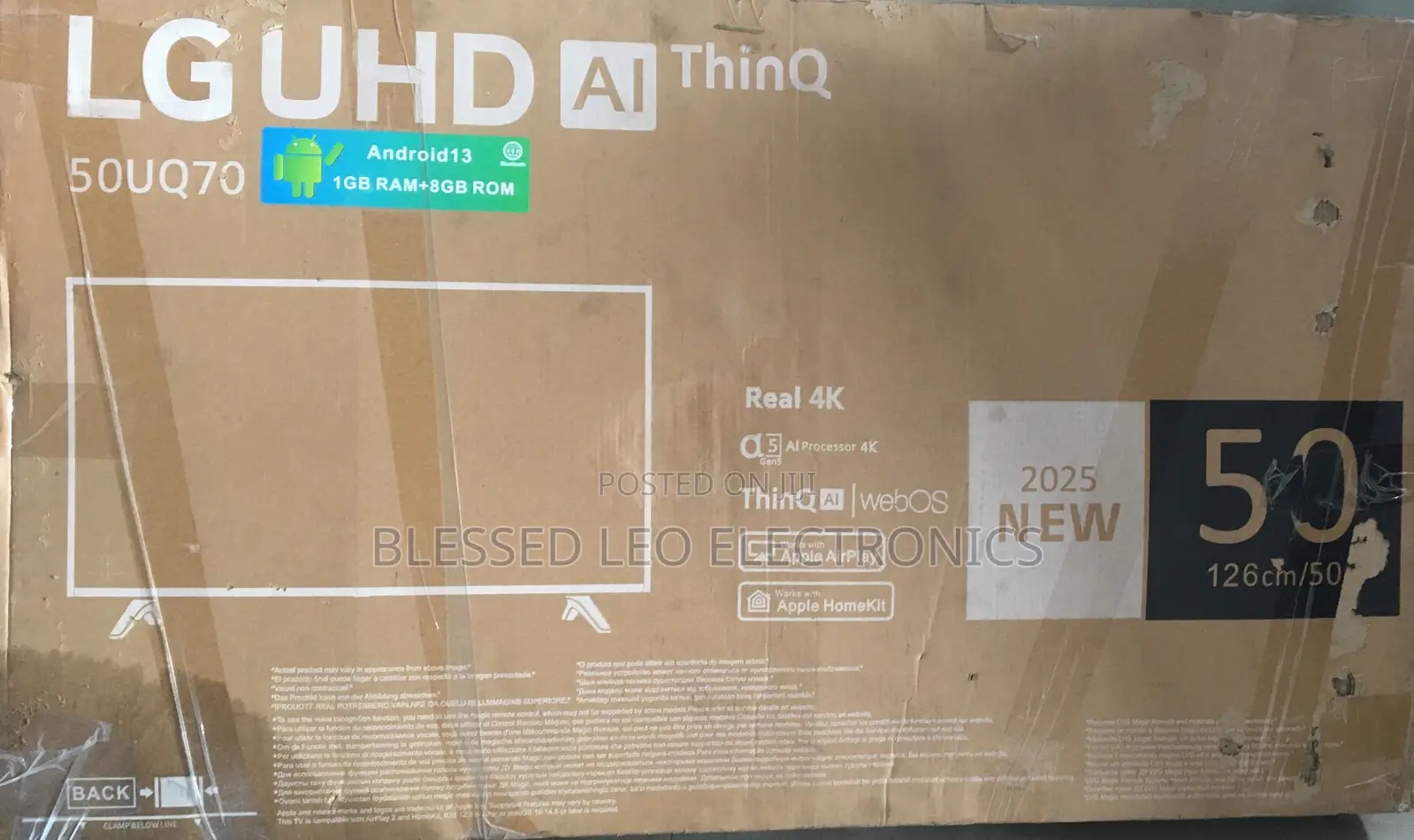 50 Inches Samrt Tv With Bluetooth Netflix Facebook