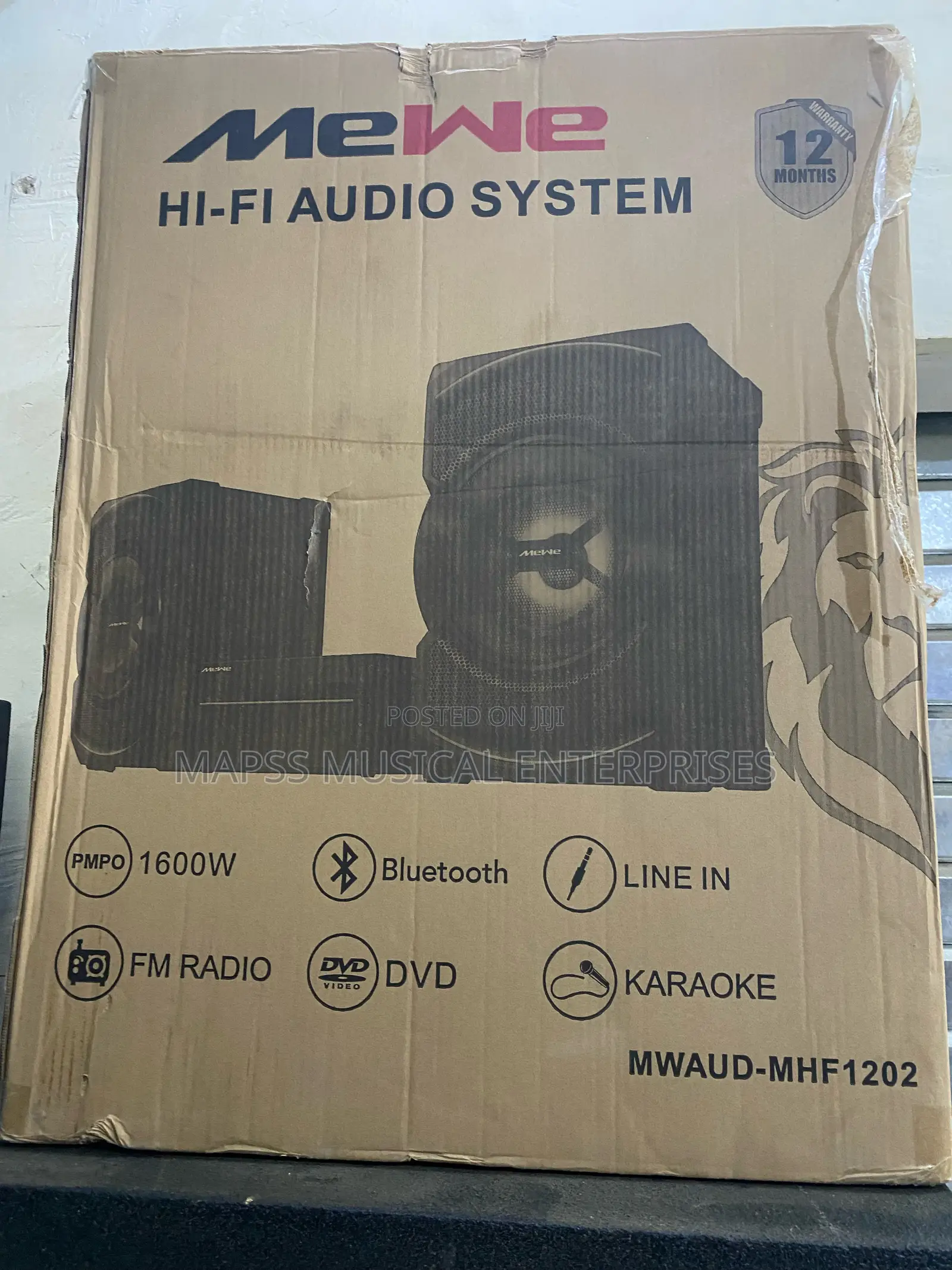 Mwaud-Mhf1202 Mawe Hi-Fi Audio System