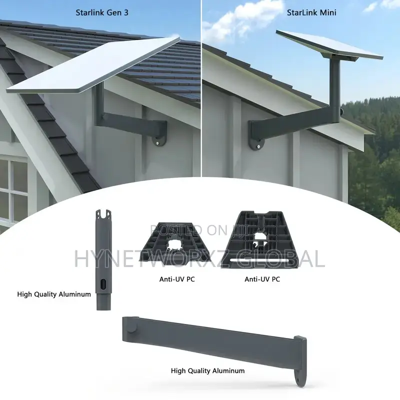 Starlink Gen 3 Aluminum Alloy L-Shaped Wall Mount