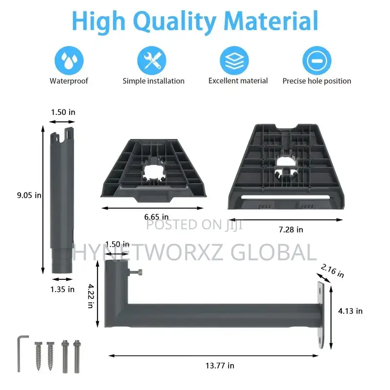 Starlink Gen 3 Aluminum Alloy L-Shaped Wall Mount