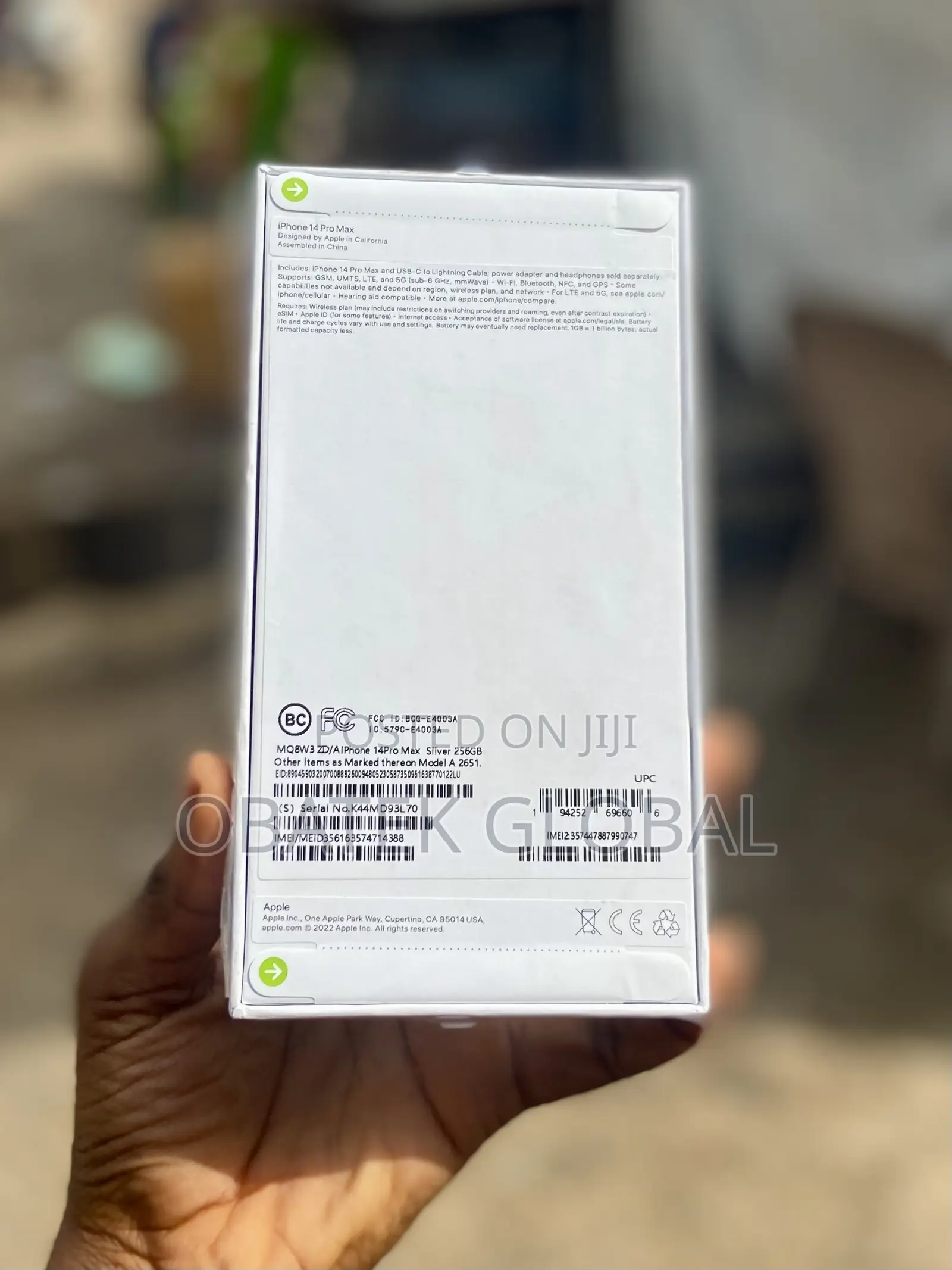 New Apple iPhone 14 Pro Max 256 GB Silver