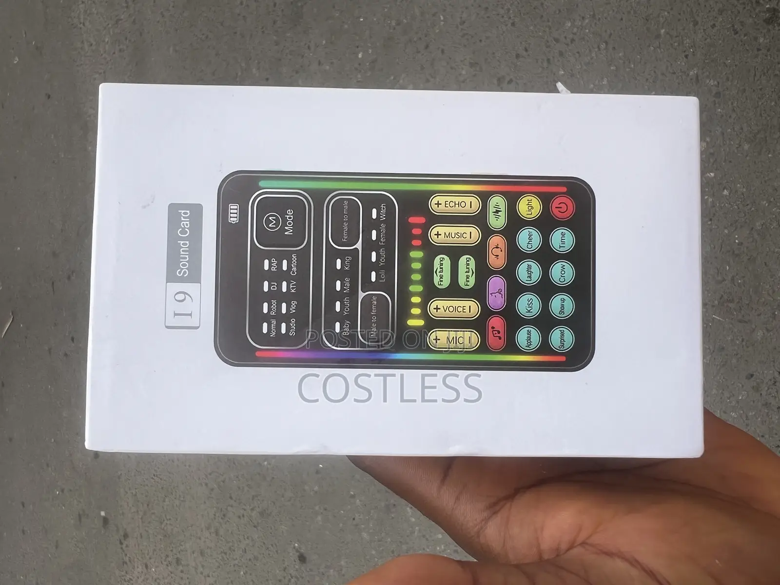 Voice Changer Portable Device With Mic