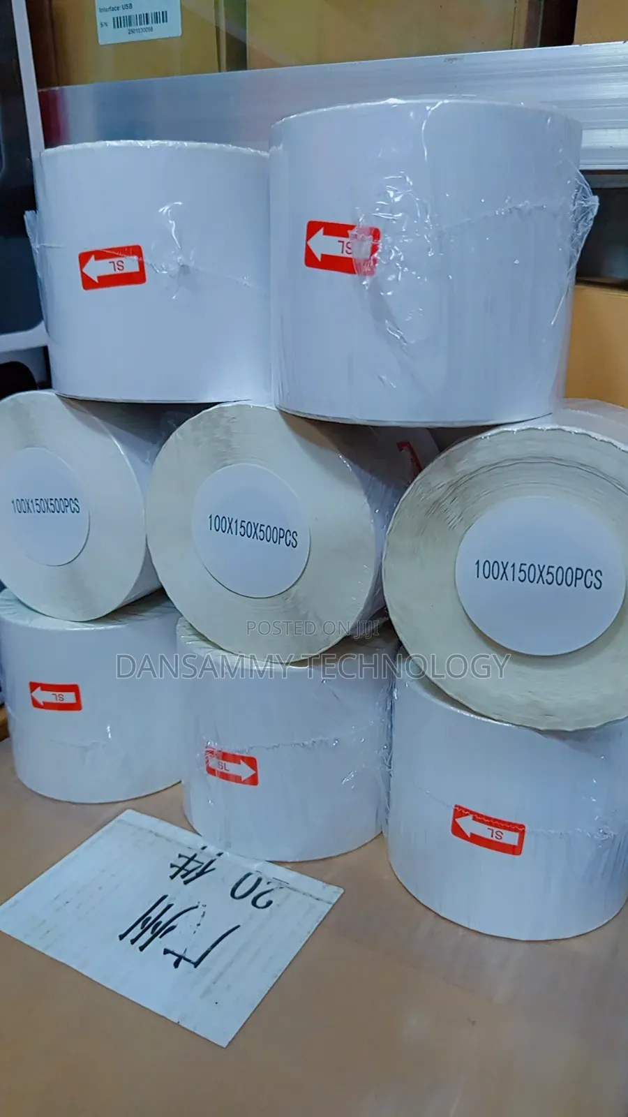 100*150mn By 500labels Direct Thermal