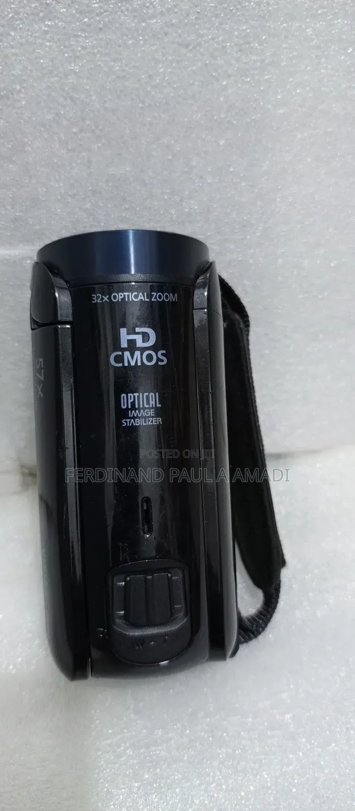 Canon Video Camera External Memory Card Port and Mic Port