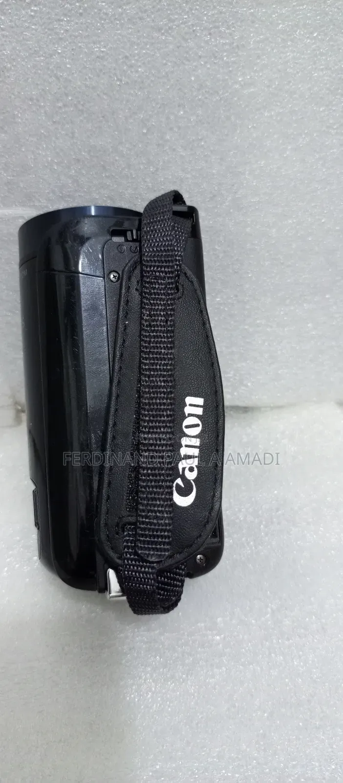 Canon Video Camera External Memory Card Port and Mic Port