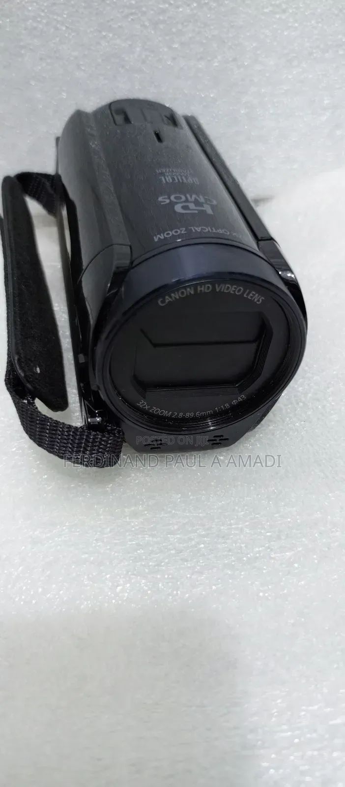 Canon Video Camera External Memory Card Port and Mic Port