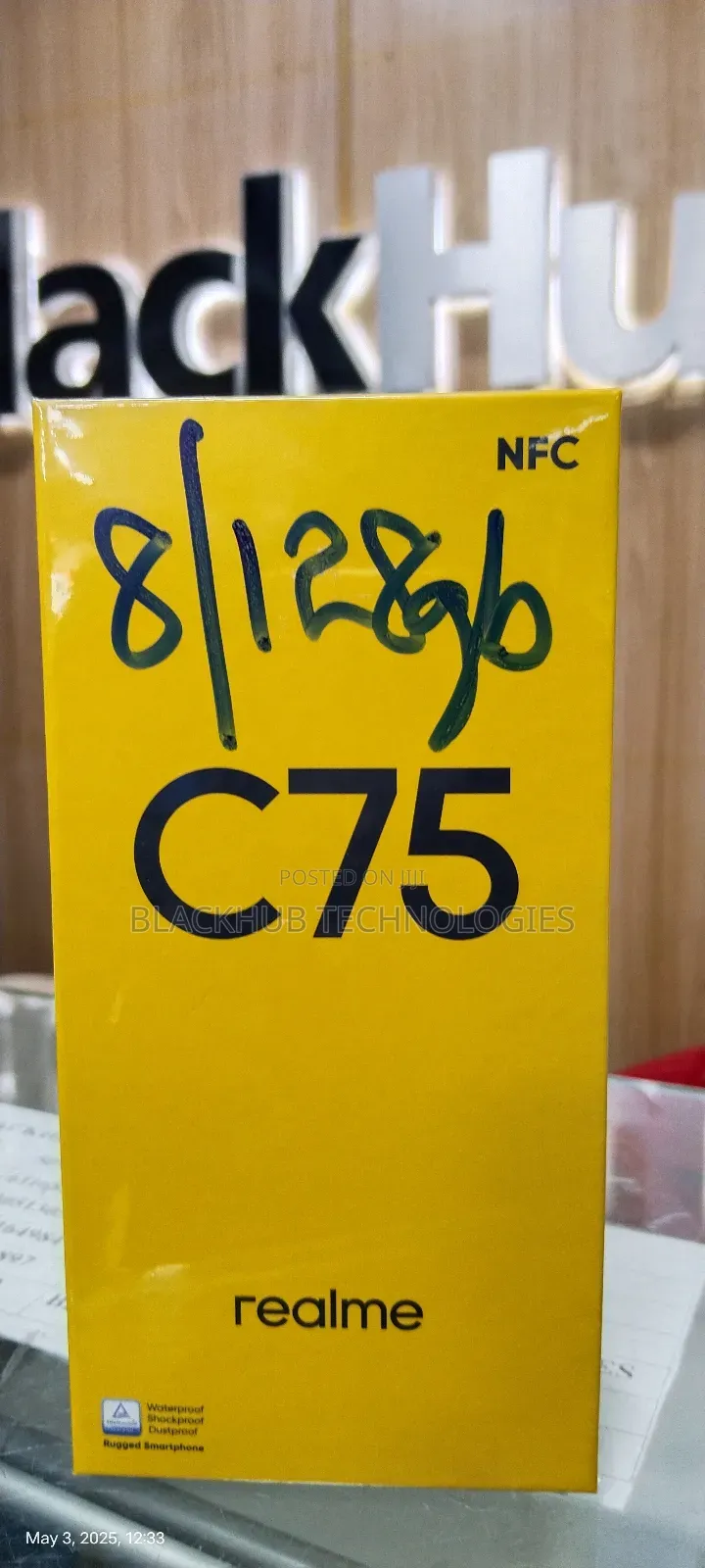 New Realme C75 128 GB Black