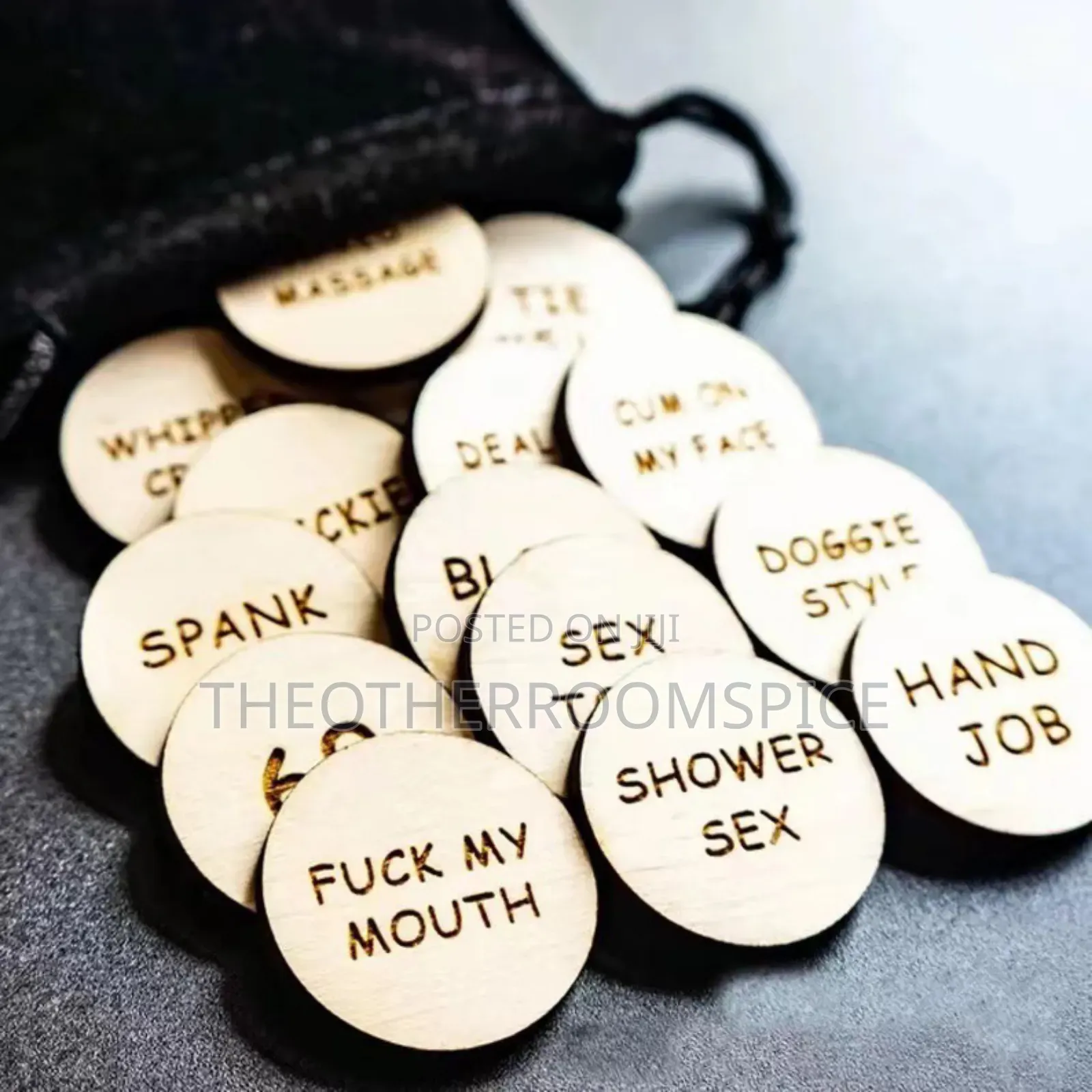 Adult Date Night Wooden Dice Game