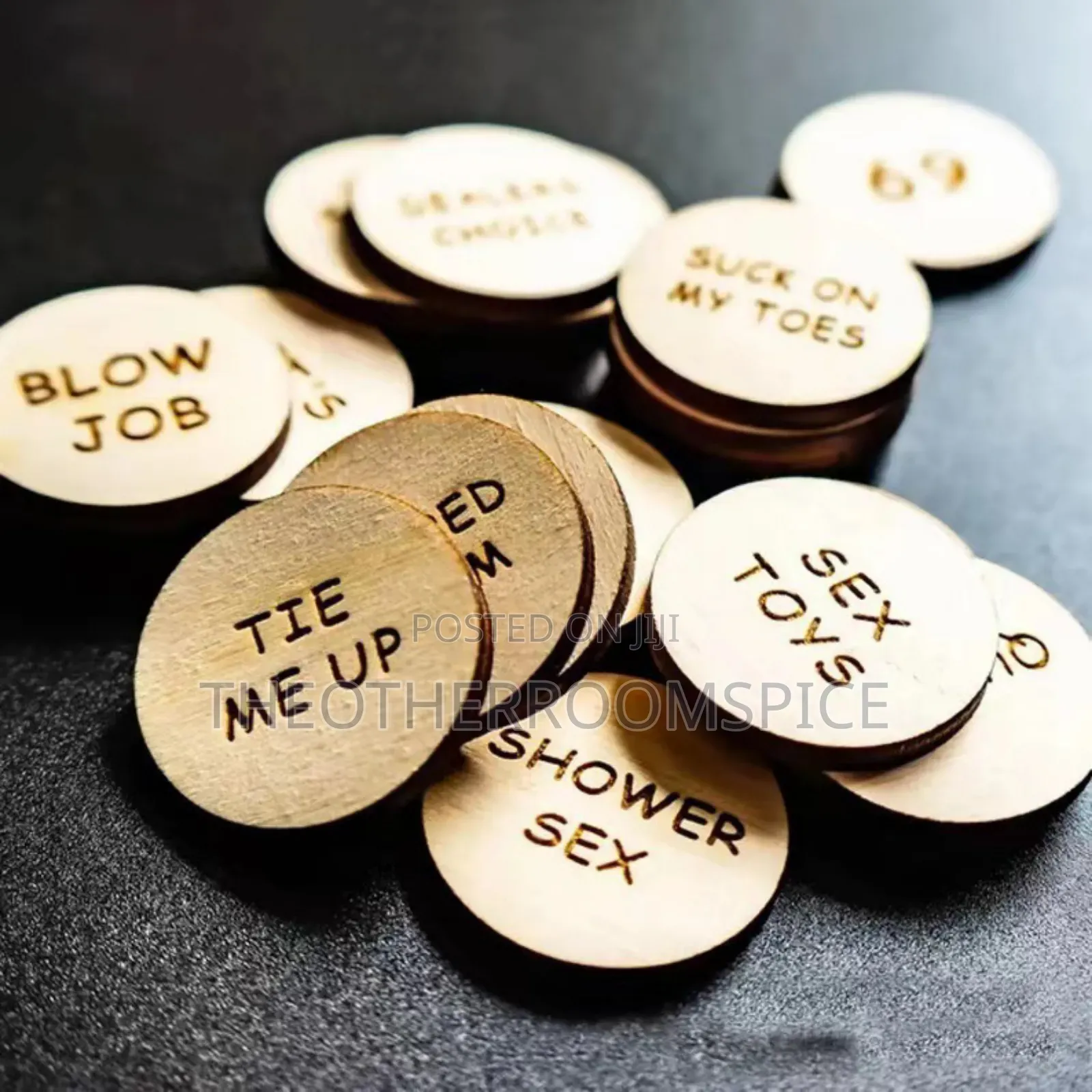 Adult Date Night Wooden Dice Game