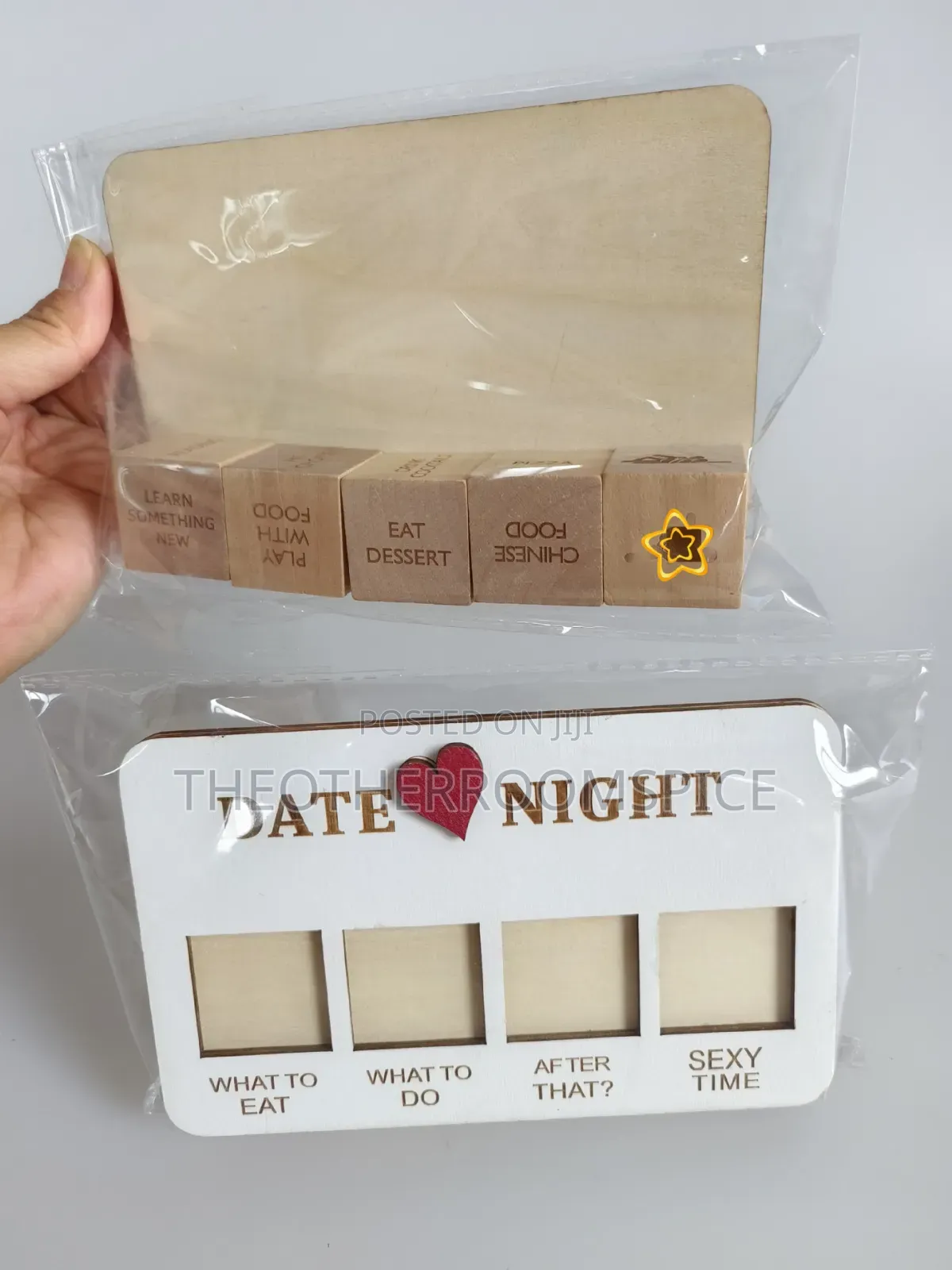 Adult Date Night Wooden Dice Game