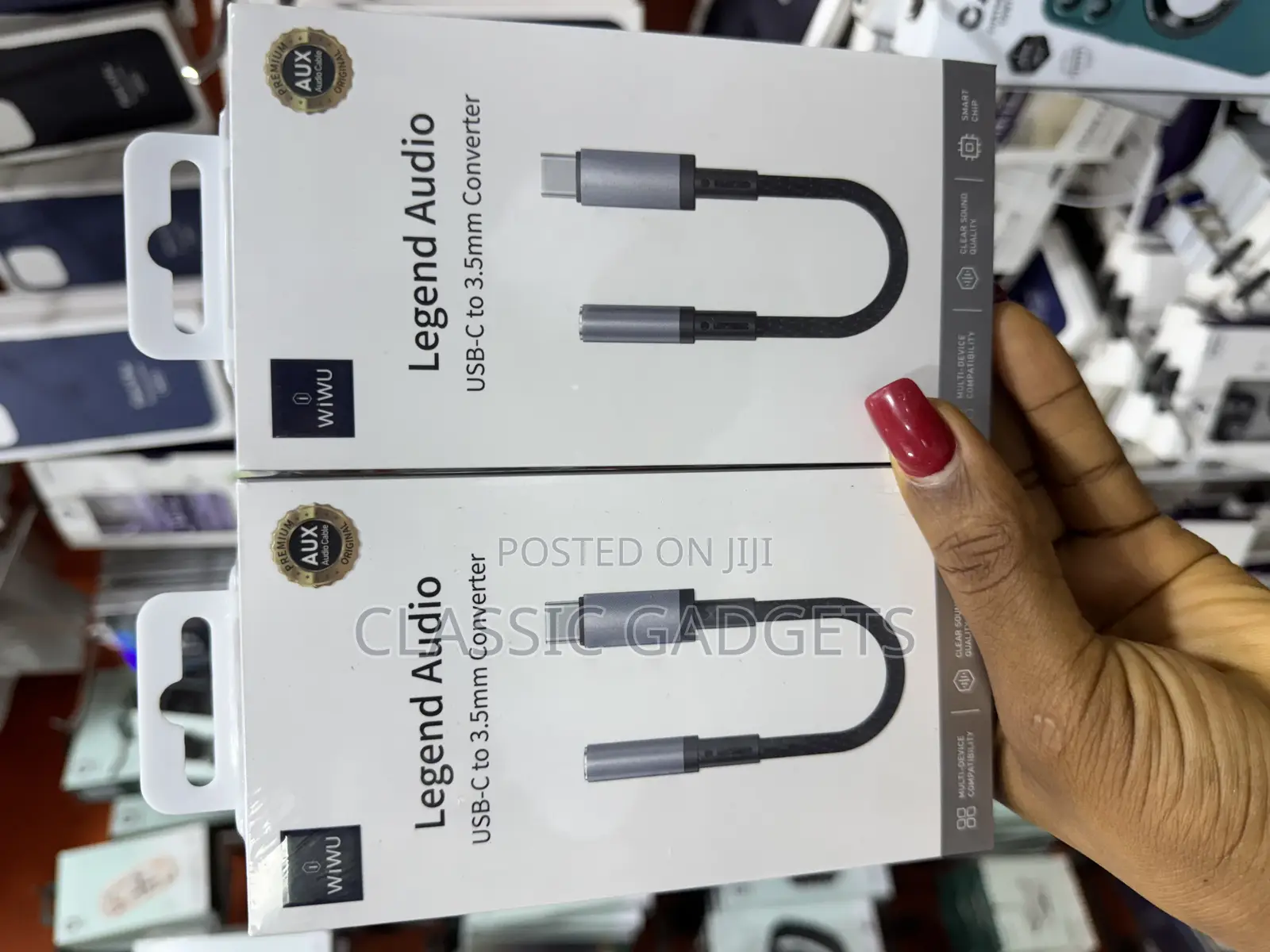 Wiwu Wi-C047 Legend Series Type-C to 3.5mm Audio Adapter