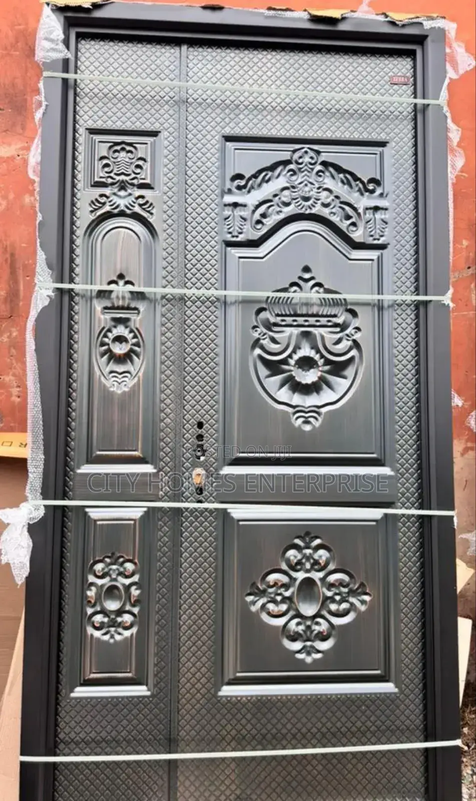 Quality Anticorrosive Cast Security Door 4ftx7ft 1.2mx2.1m