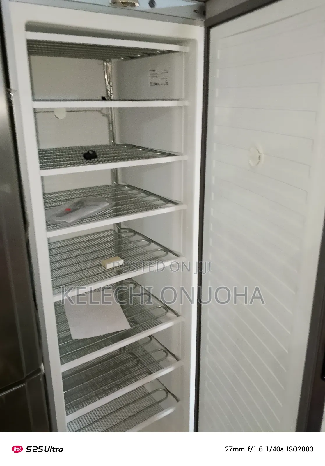 Vestfrost Upright Freezer Stainless Steel Body About 7 Feet