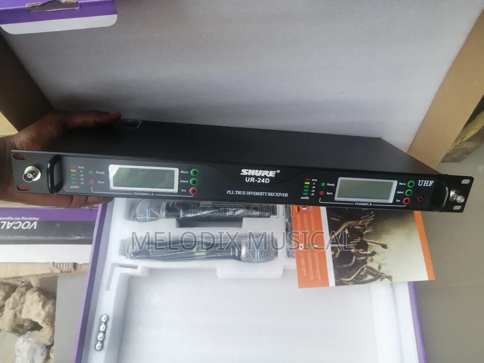 Shure Ur-24d Sm58 Wireless Microphone
