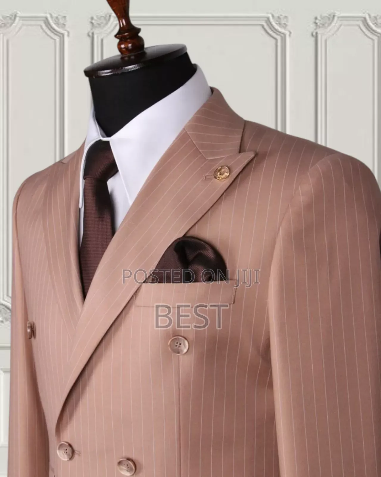 Marco Lorenzo Double Breasted Check Suit