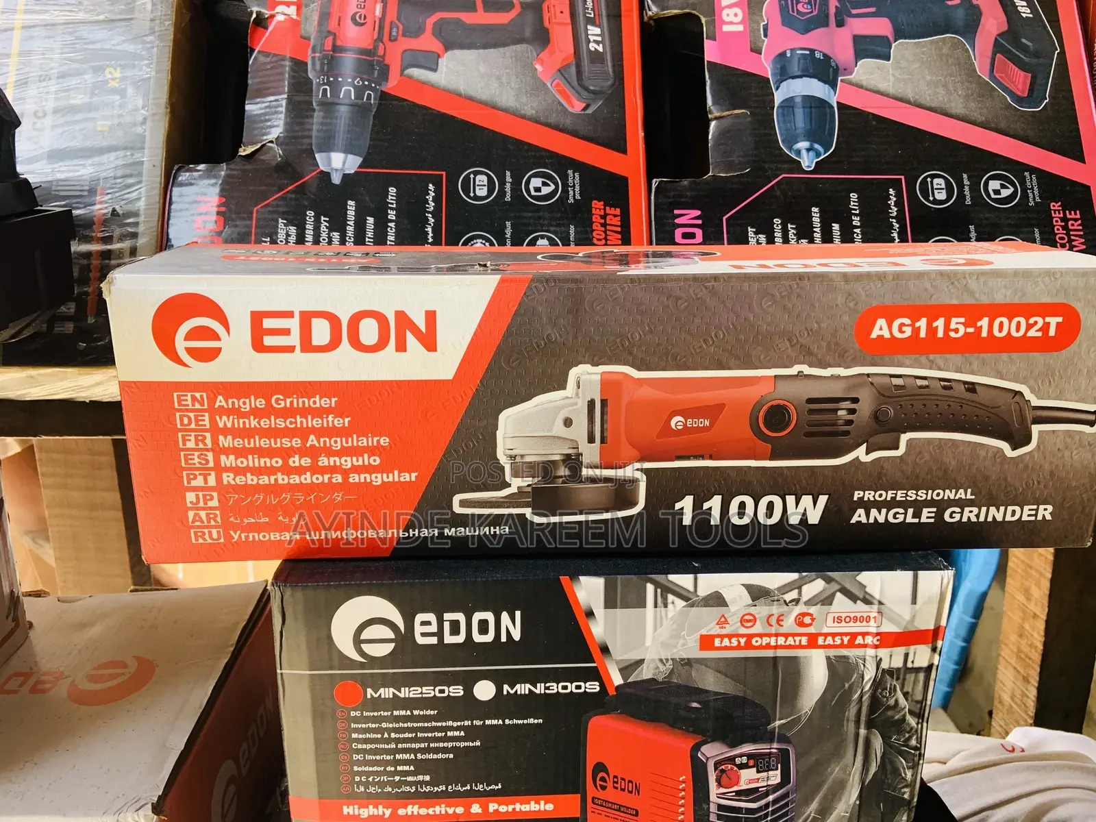 4 1/2 “ Professional Angle Grinder (115mm)