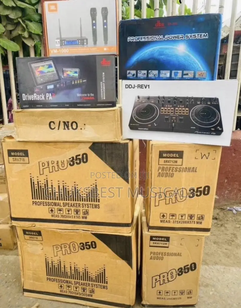 JBL Bundle Set Speaker Sub and Monitor Amplifier