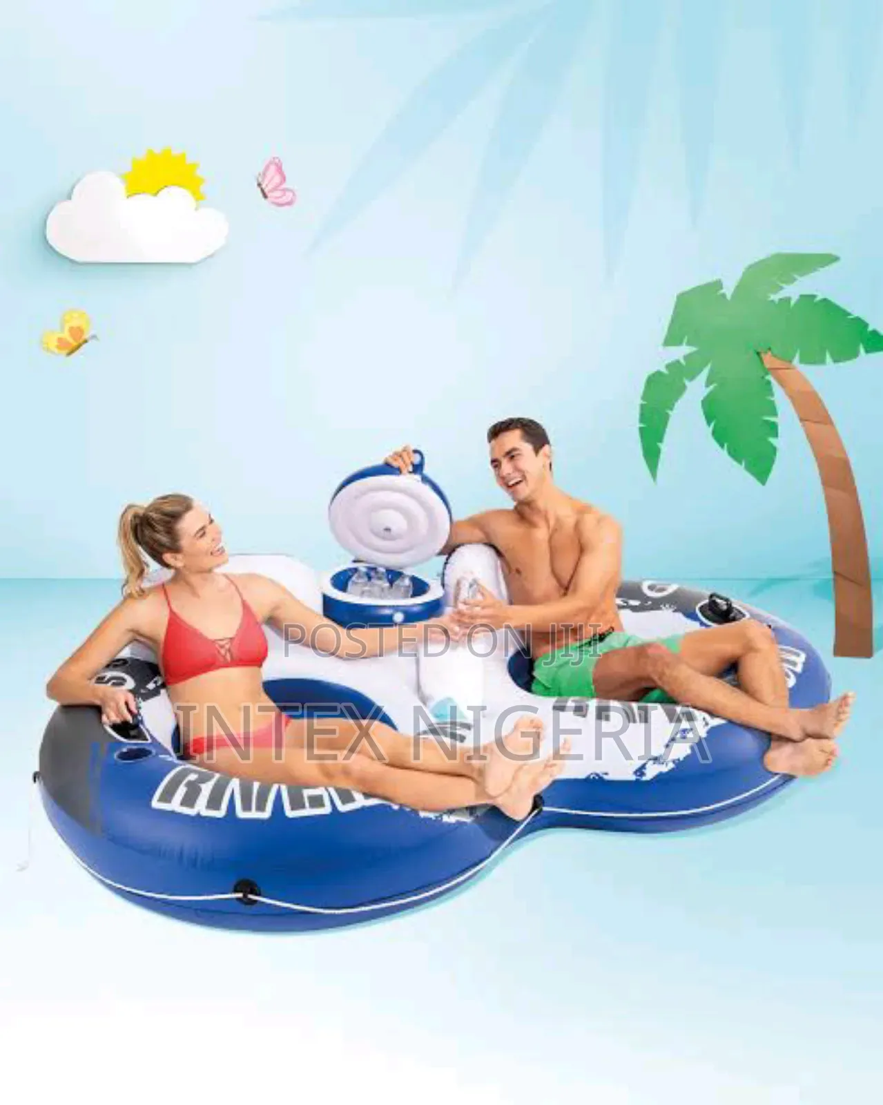 Intex Inflatable River Run 2 Swim Float