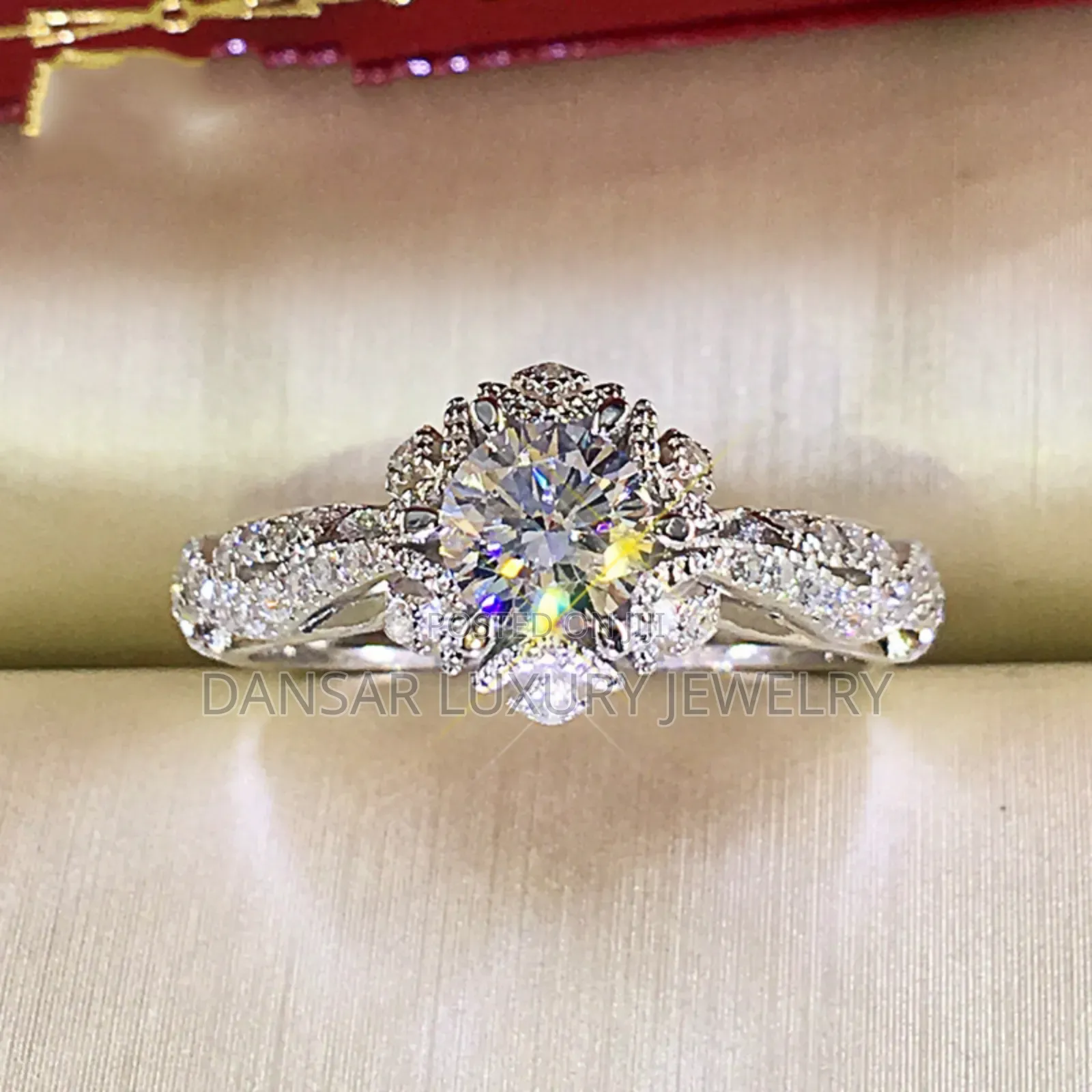 Diamond Glam Proposal Ring