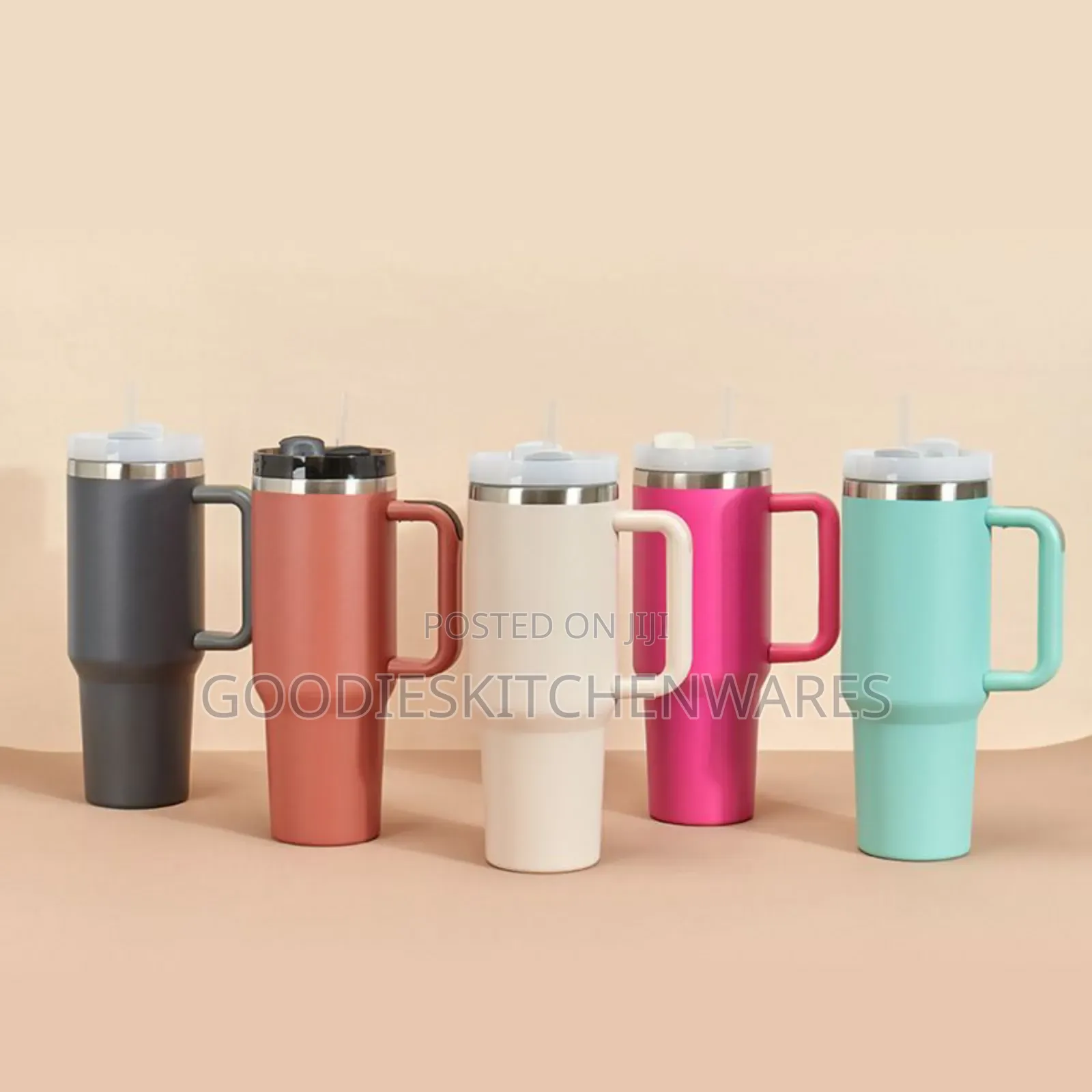 Stainless Steel Insulated Ice Cup With Straw