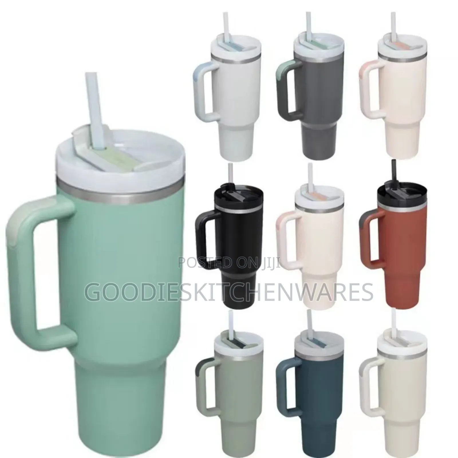 Stainless Steel Insulated Ice Cup With Straw