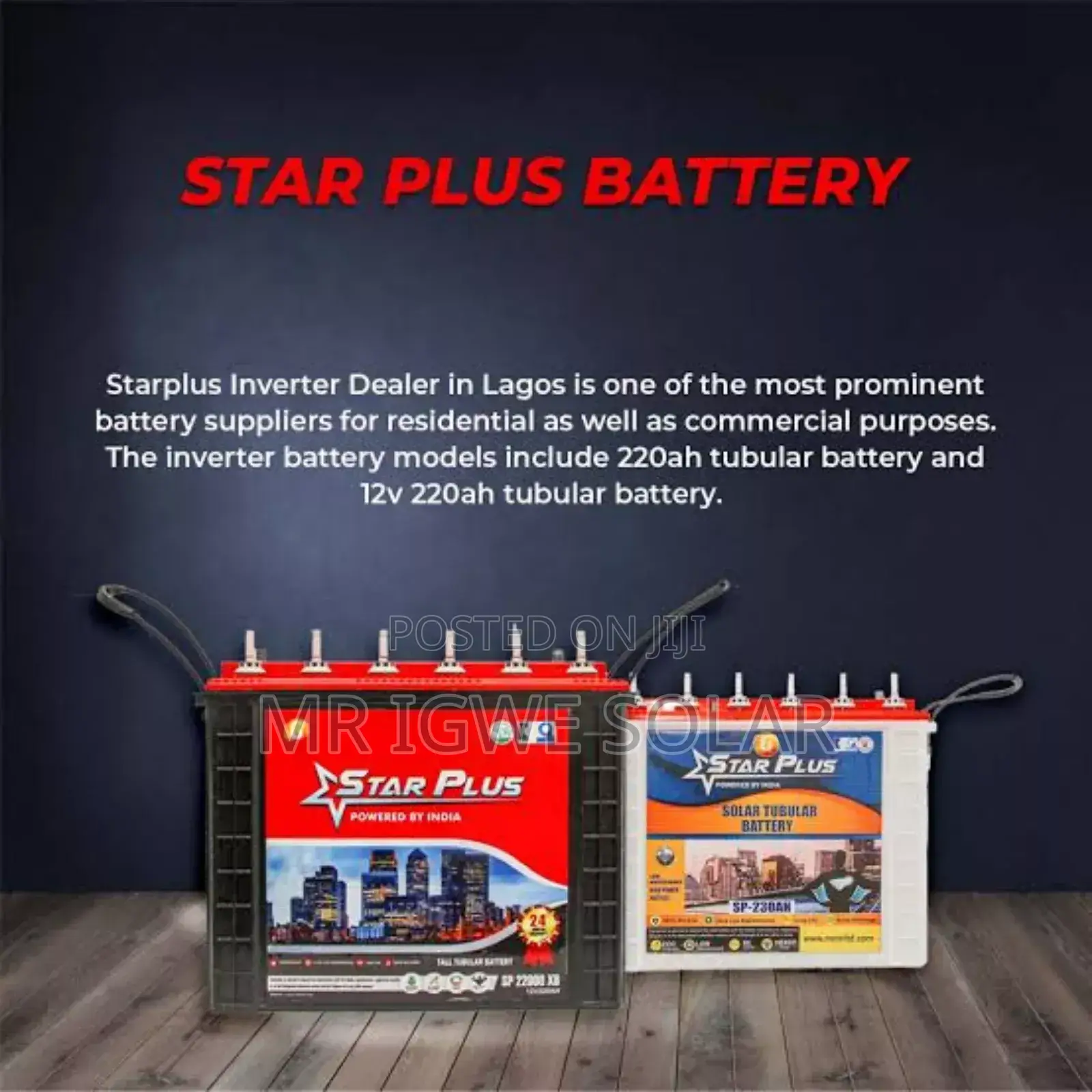 Star Plus Tubular Battery