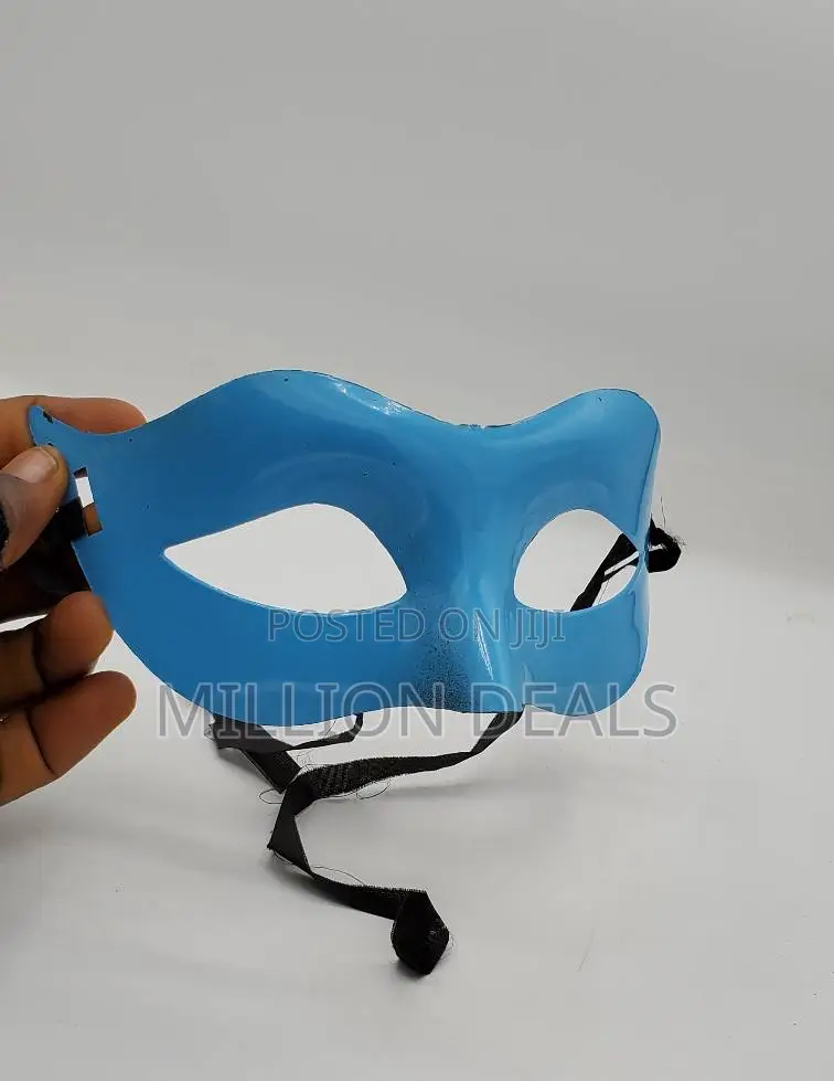 Ski Cool Blue Party Men's Face Mask