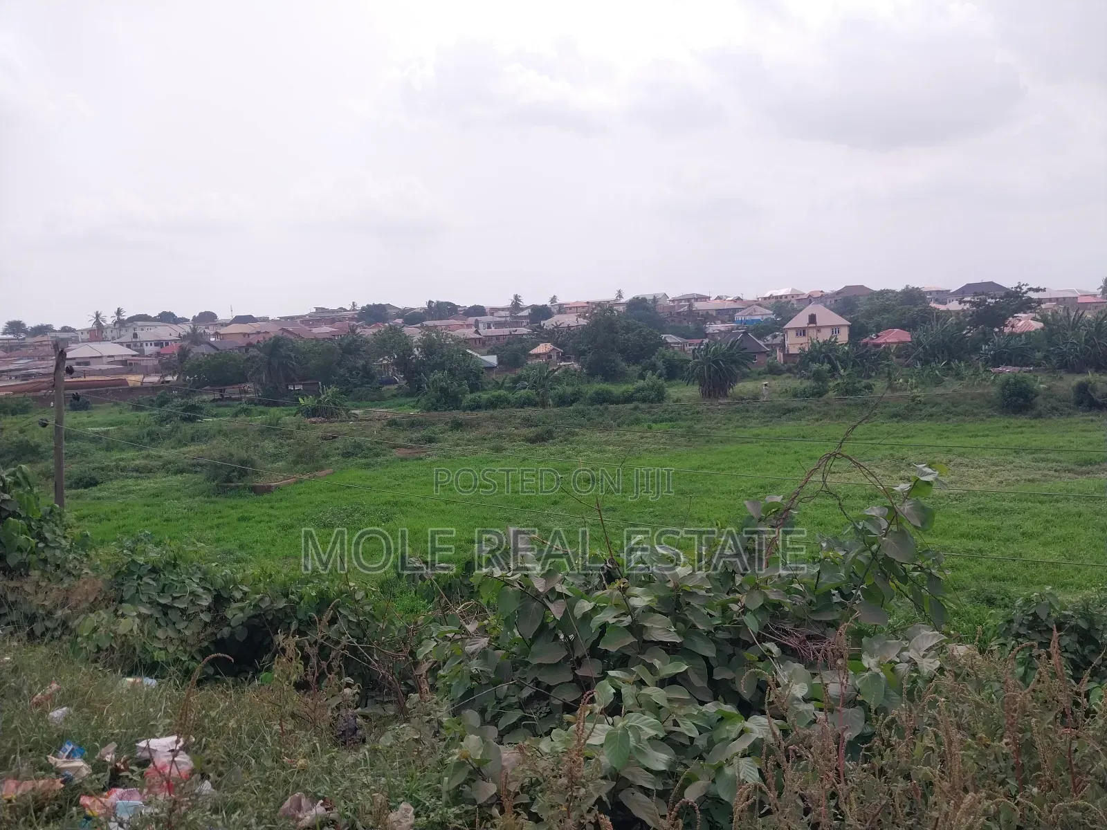 Half Plot Dwarf Fenced 4 Sale Ijegemo Semi Dry New Road