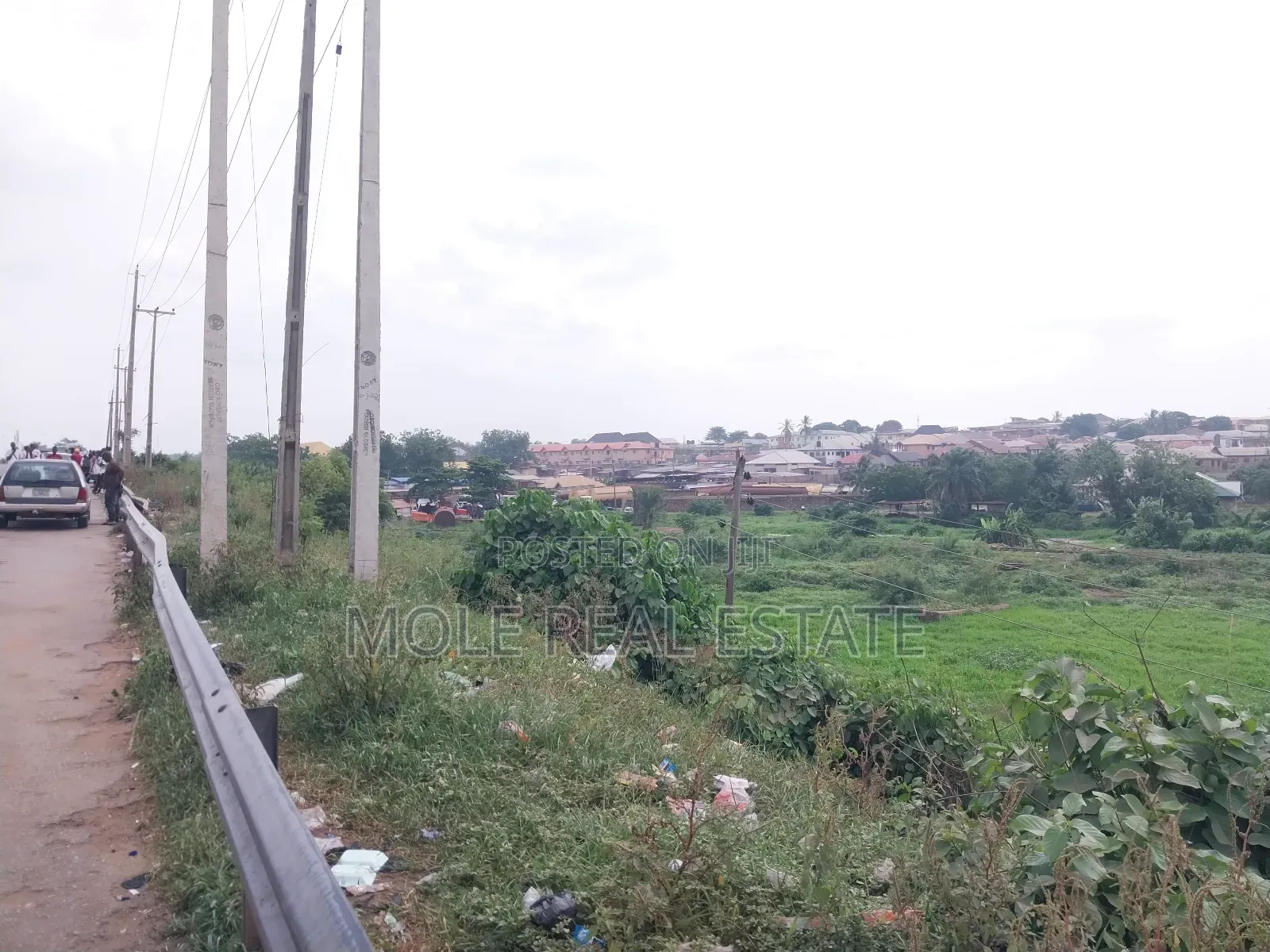 Half Plot Dwarf Fenced 4 Sale Ijegemo Semi Dry New Road