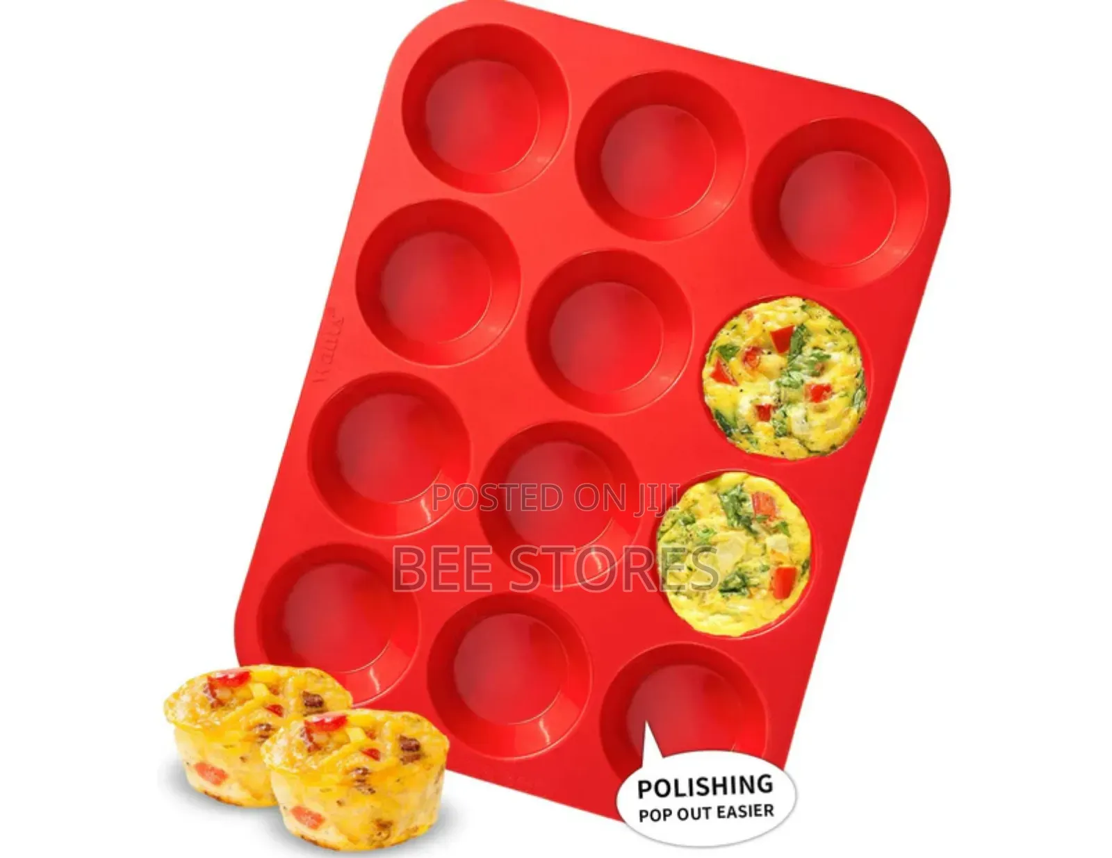 12cups Silicon Cupcake Baking Mould