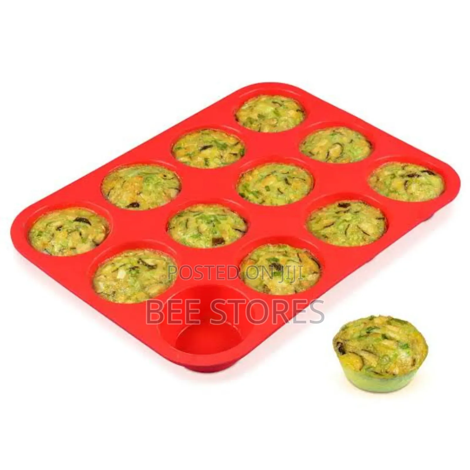12cups Silicon Cupcake Baking Mould