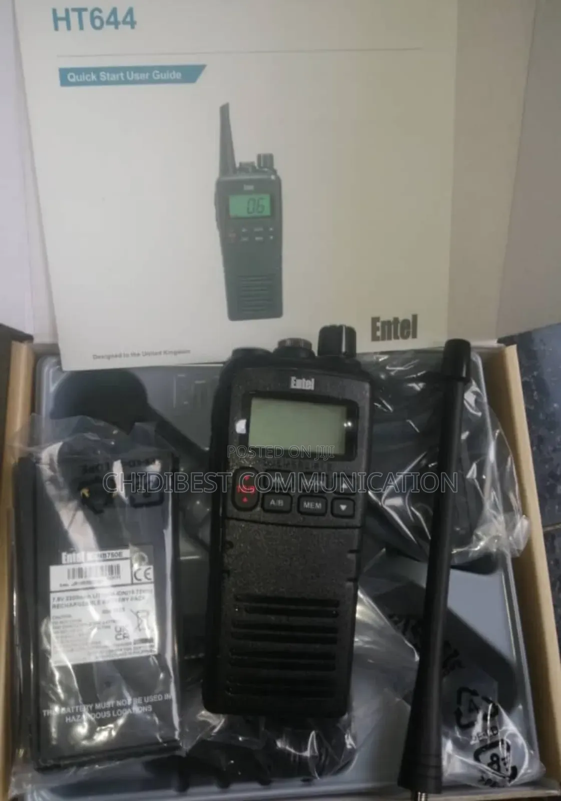 Entel Portable Radio Walkie-Talkie Is Available