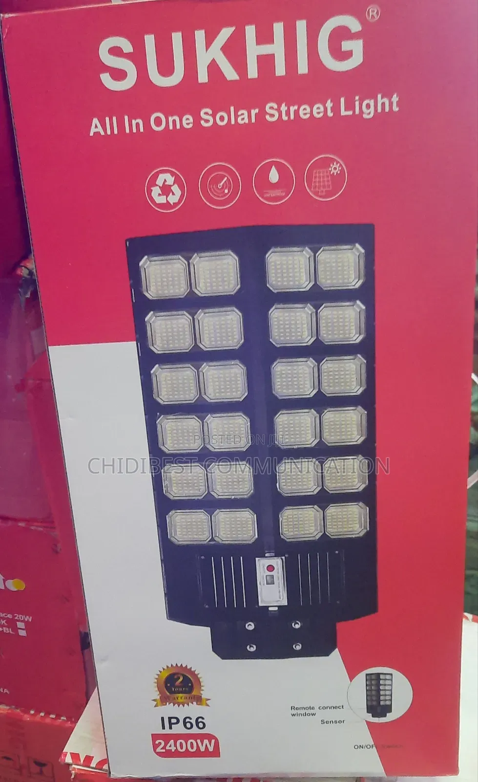 2400wts Sukhig Solar Street Light Is Available With Warrant