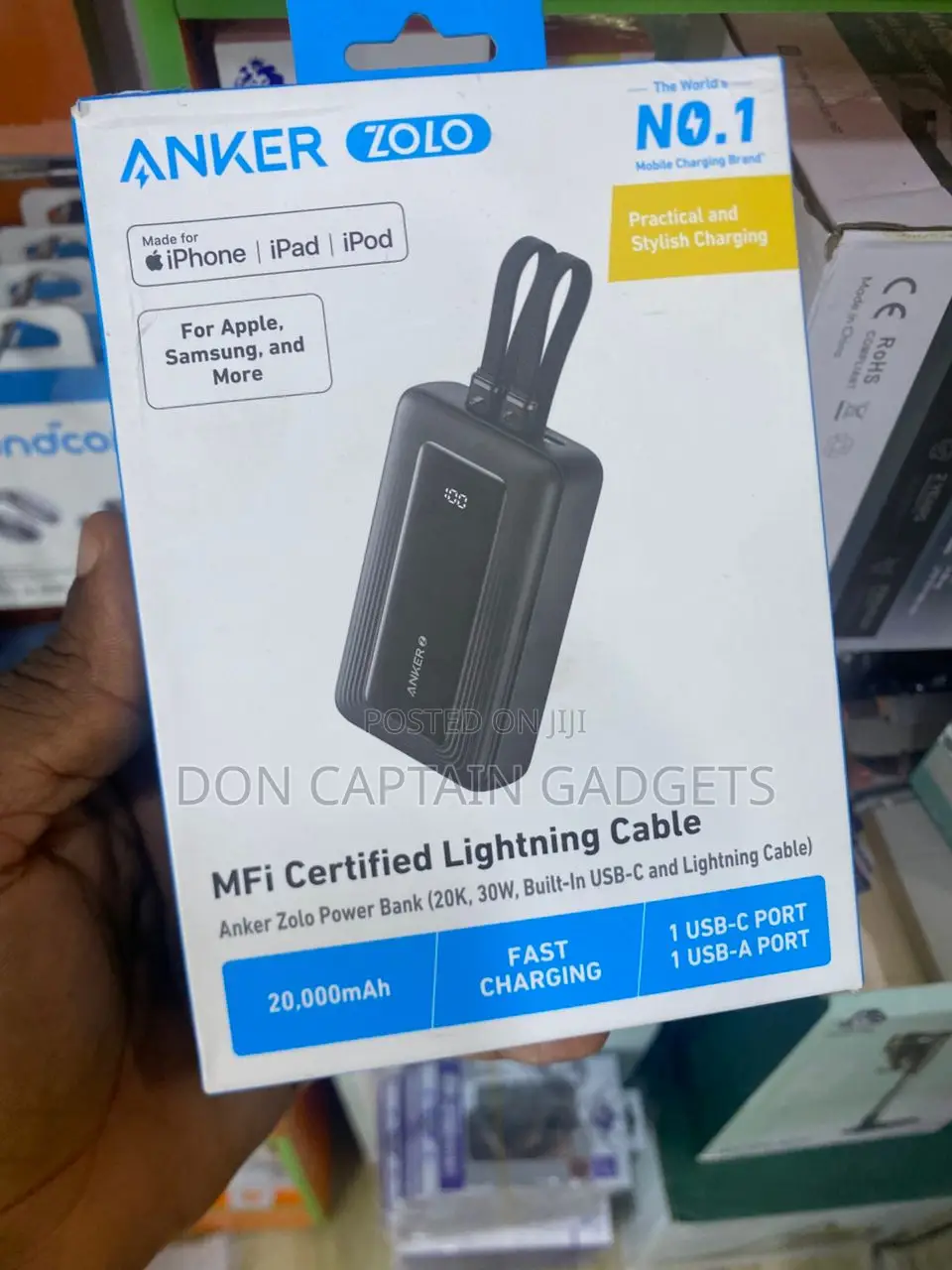 Anker Zolo Power Bank 30w 20000mah